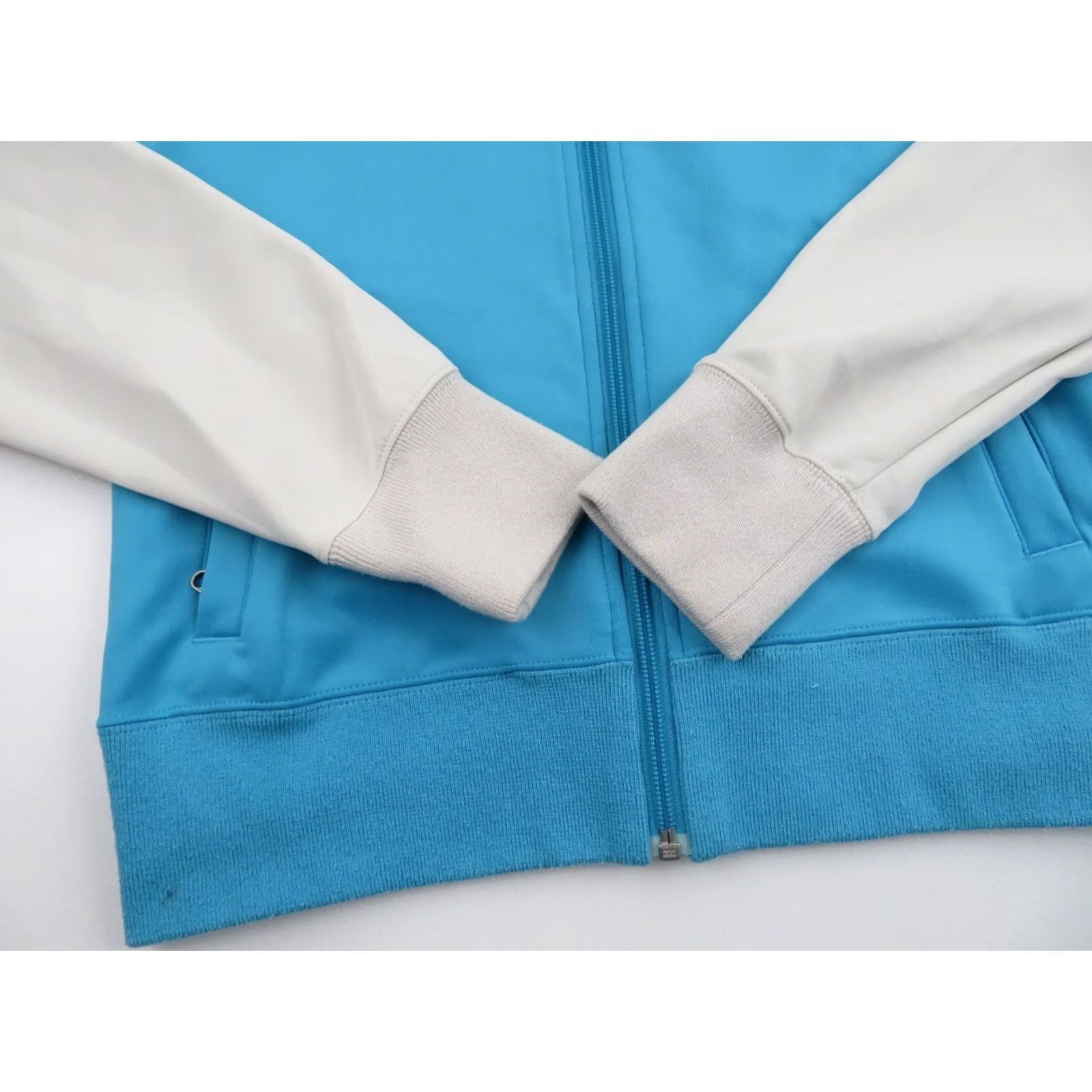 The North Face The North Face Jacket Womens M White Full Zip Striped All Seasons Logo Embroidered Windbreaker Fall Spring Summer Winter Casual Size M / US 6-8 / IT 42-44 - 6 Thumbnail