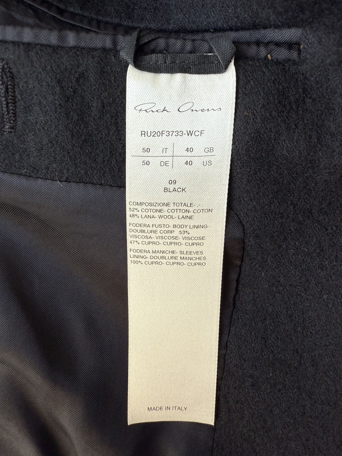 Rick Owens FW20 Performa Extreme Blazer Size US M / EU 48-50 / 2 - 8 Thumbnail