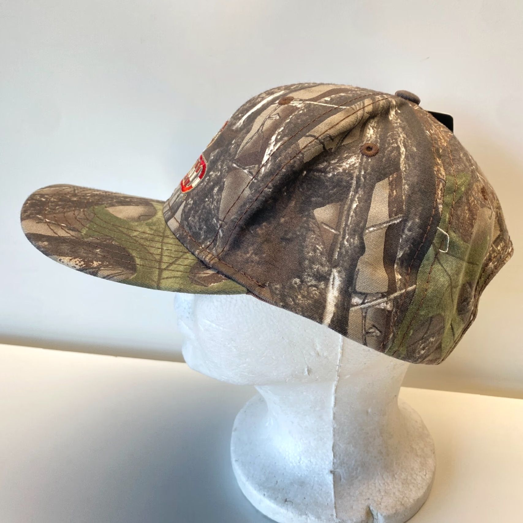 Vintage Red Head True Timber Camo Snapback Hat American Flag Embroidered Logo NEW Unisex Adults One Size Size ONE SIZE - 7 Thumbnail
