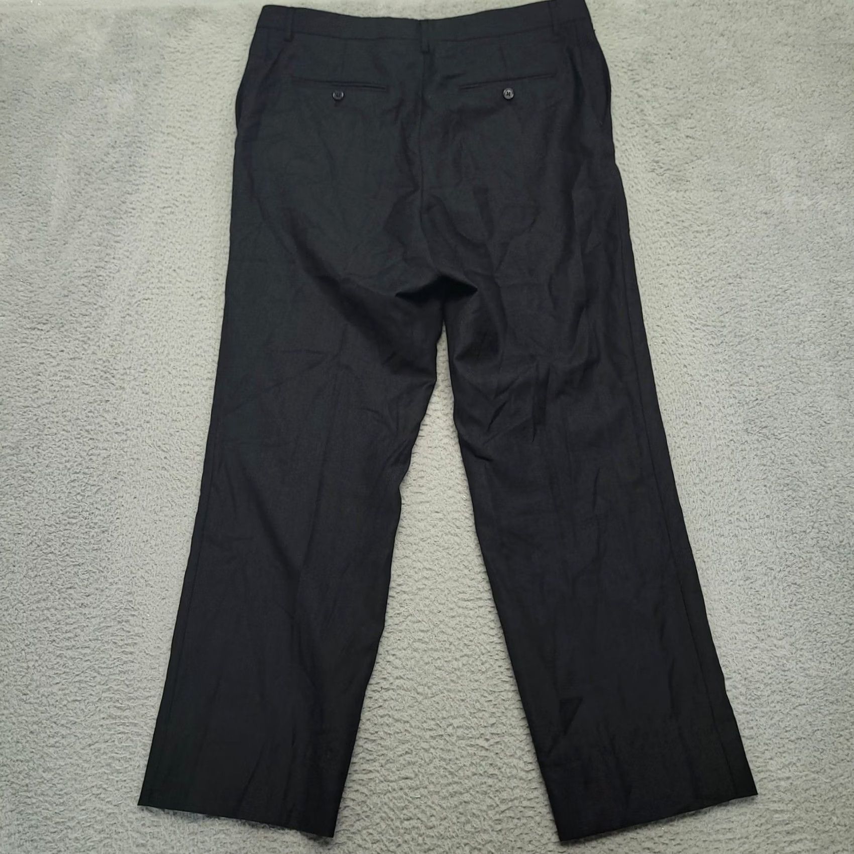 Jos. A. Bank Jos A Bank Mens Gray Wool Dress Pants Regular Fit Career 40x30 Size US 40 / EU 56 - 3 Thumbnail