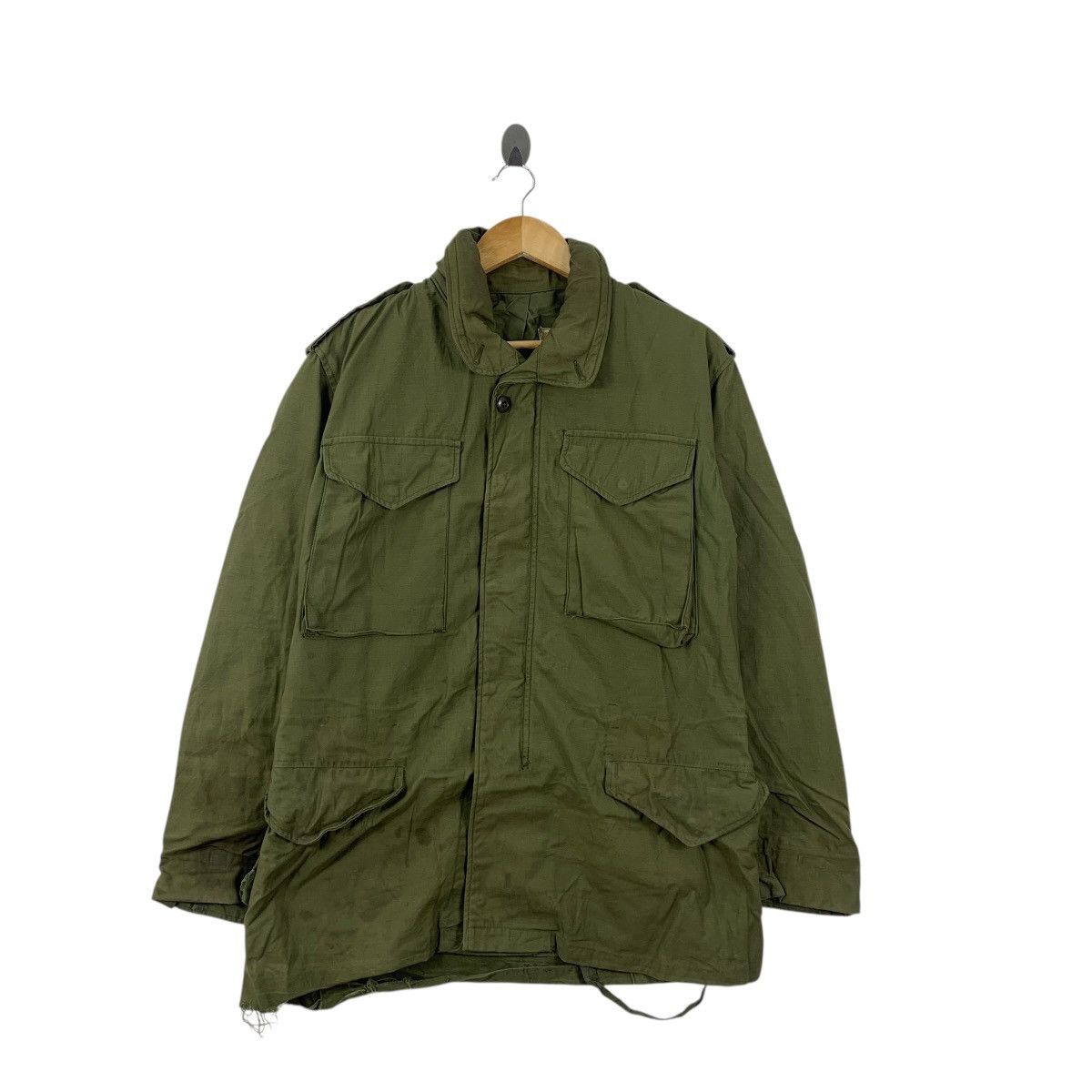 Alpha Industries Vintage ALPHA INDUSTRIES M-65 Field Military Jacket Parka Size US S / EU 44-46 / 1 - 3 Thumbnail