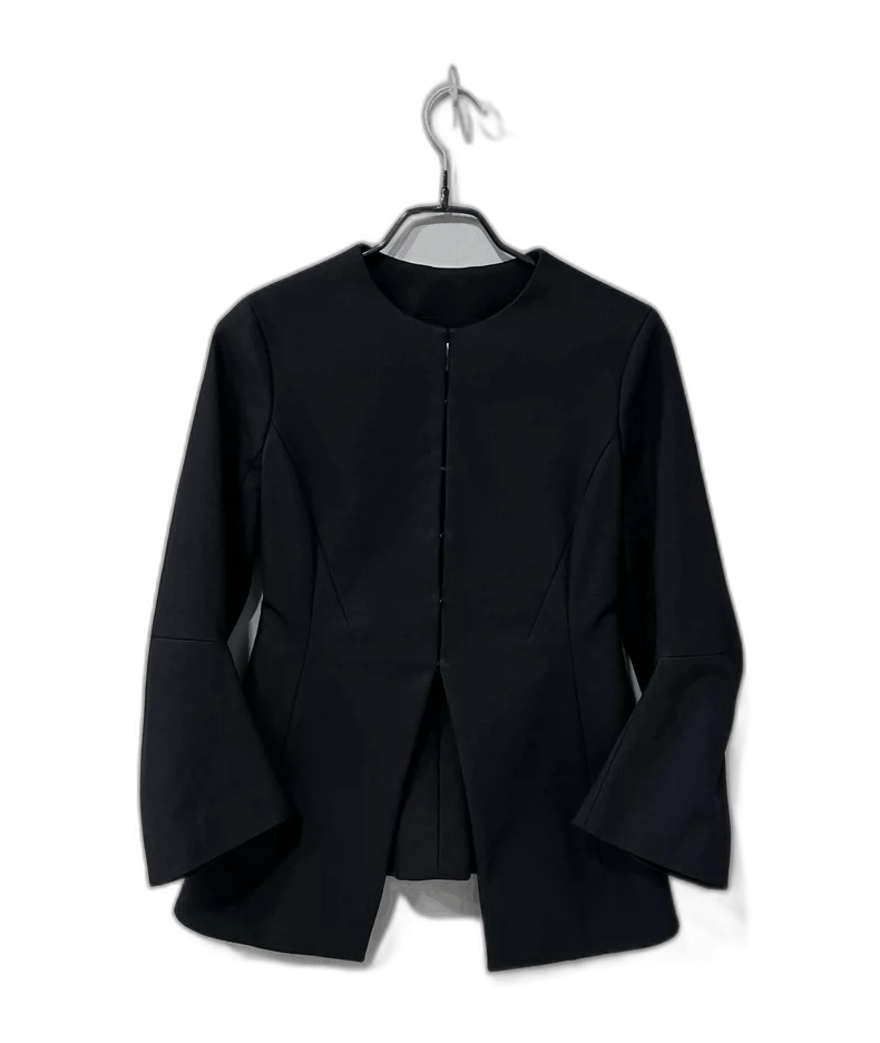 Dior Black Waist-Defined Suit Jacket by Dior Size XS / US 0-2 / IT 36-38 - 1 Thumbnail