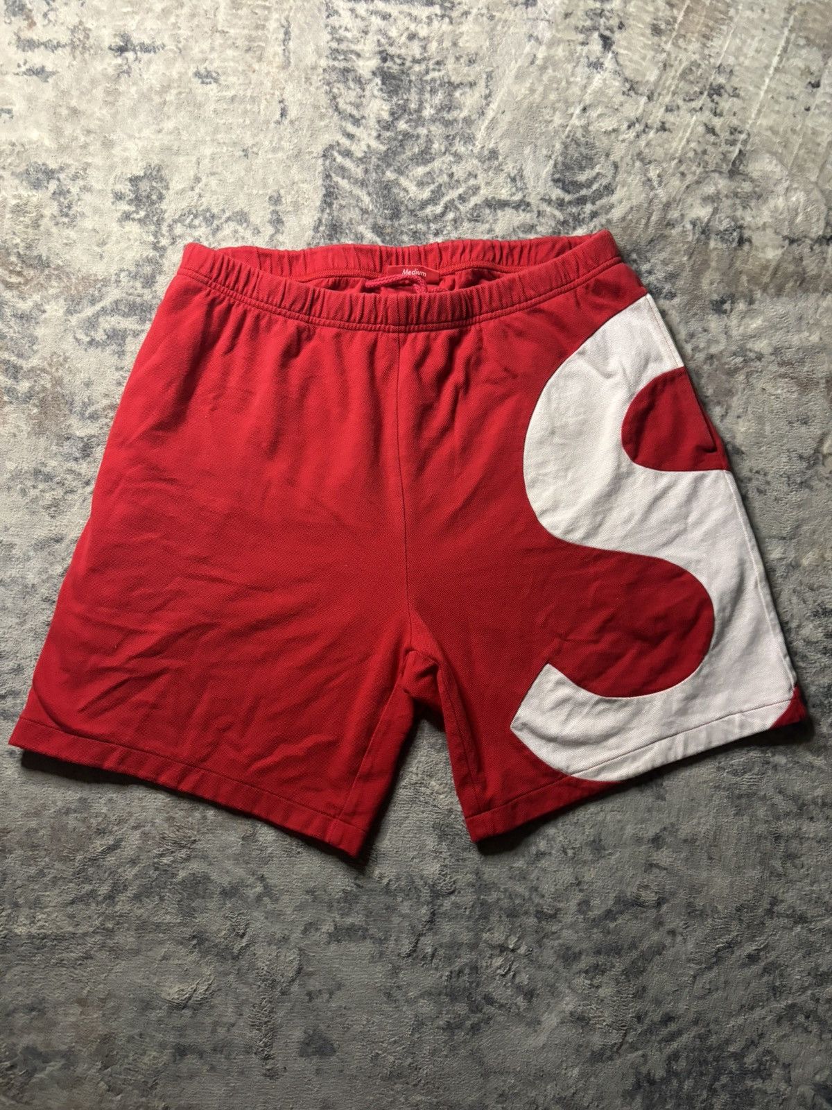 Supreme Supreme S Logo Shorts - Red - Medium | Grailed
