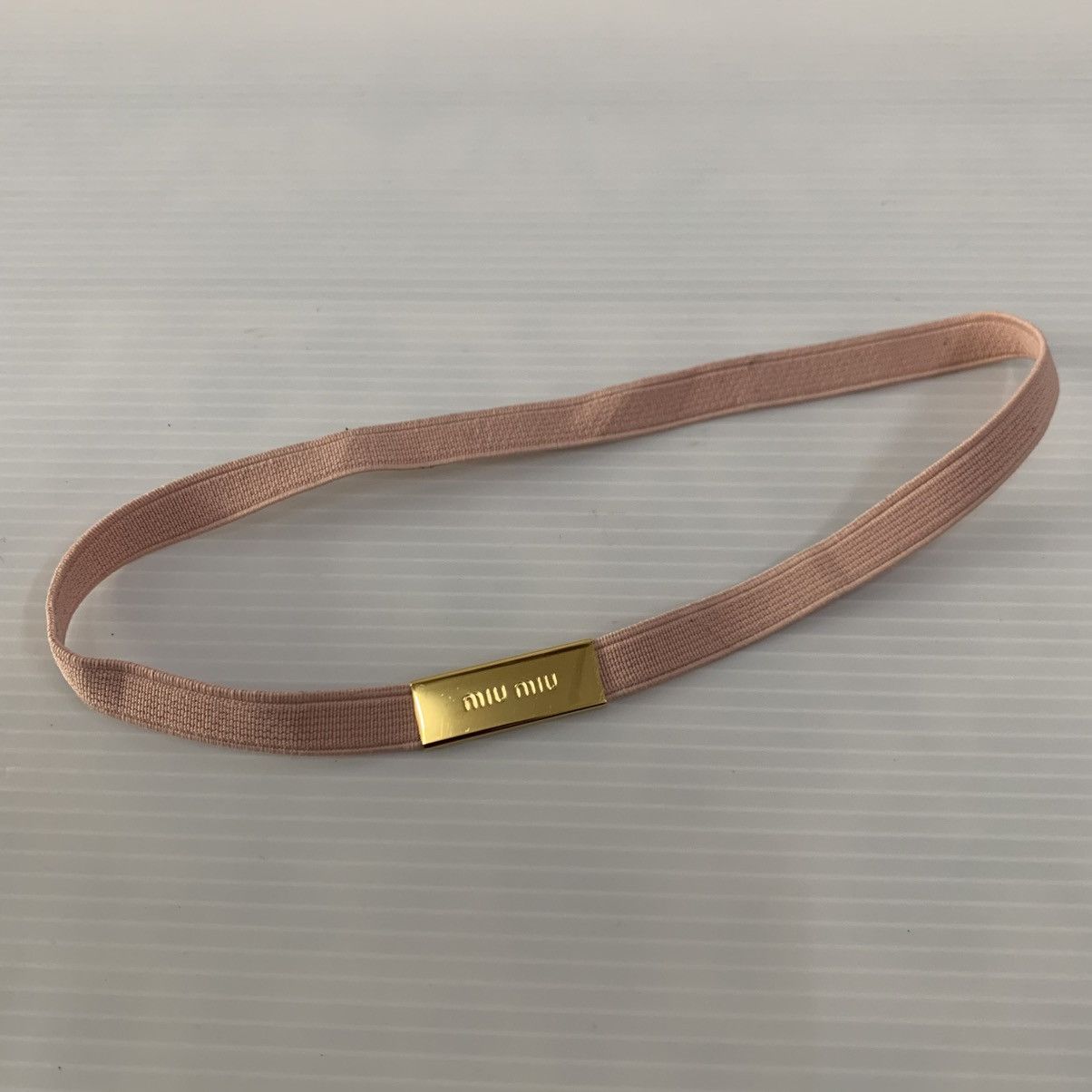 Miu Miu Miu Miu Hair Head Band Size ONE SIZE - 2 Thumbnail