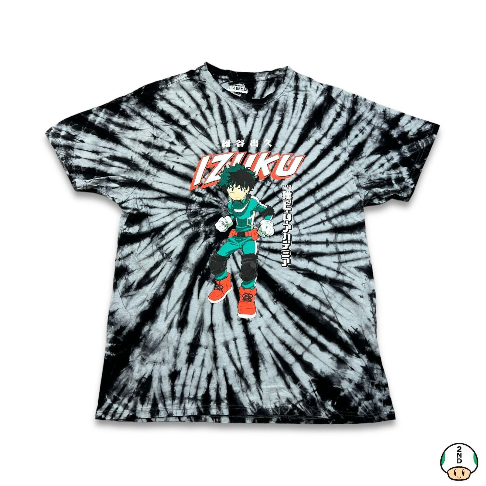 Anime × Vintage My Hero Academia T Shirt Tie Dye Izuku Anime Graphic Tee Size US XXL / EU 58 / 5 - 1 Thumbnail