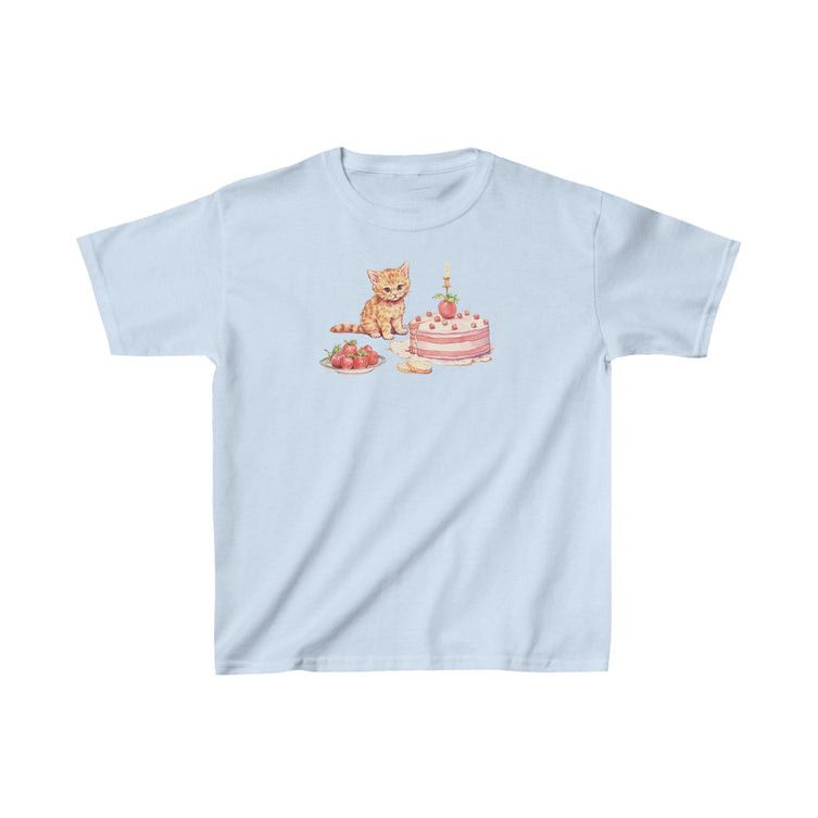 Other Blue Kitten and Cake Baby Tee Size S / US 4 / IT 40 - 3 Thumbnail