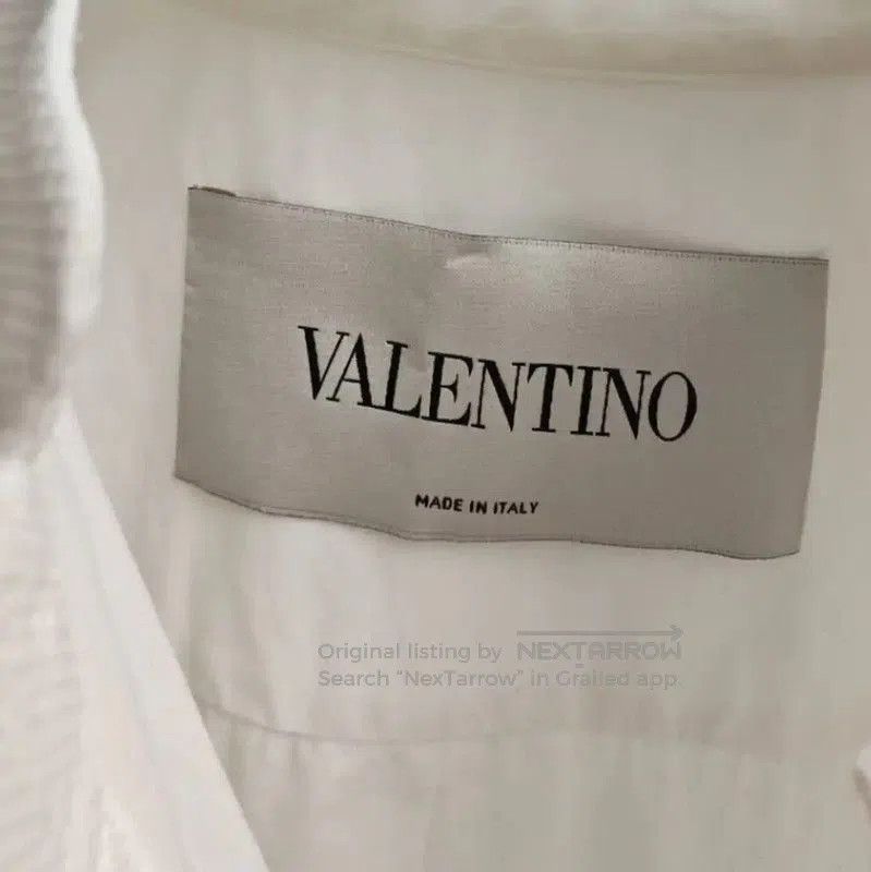 Valentino Valentino Long Sleeve White Dress with Lace Detail . Size S / US 4 / IT 40 - 4 Thumbnail