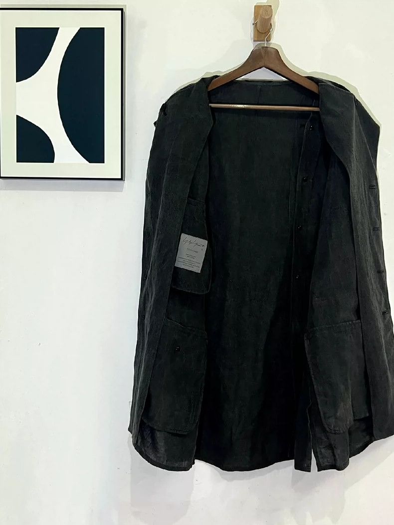 Yohji Yamamoto Yohji Yamamoto 21ss show linen jacket 2504-Nextarrow Size US M / EU 48-50 / 2 - 4 Thumbnail
