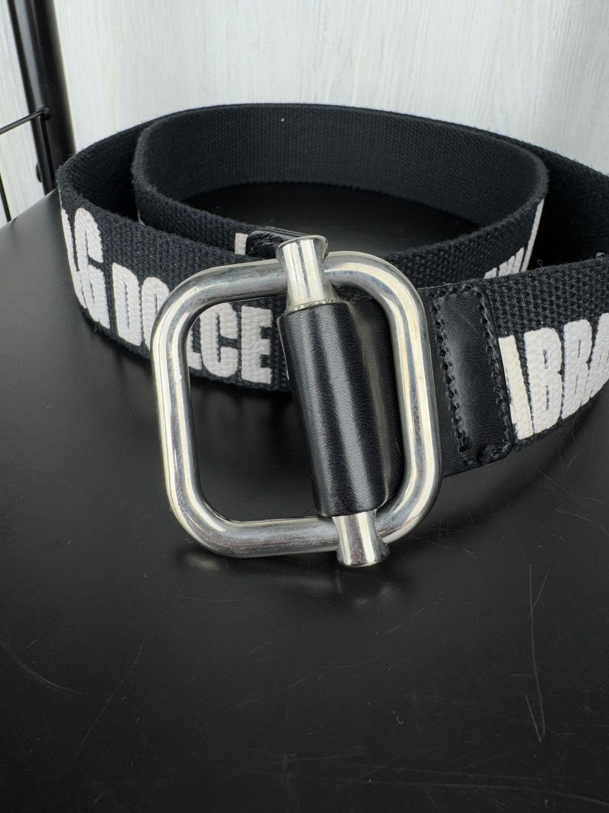 Dolce & Gabbana Dolce Gabbana Belt Mens Black Made In Italy Size ONE SIZE - 7 Thumbnail