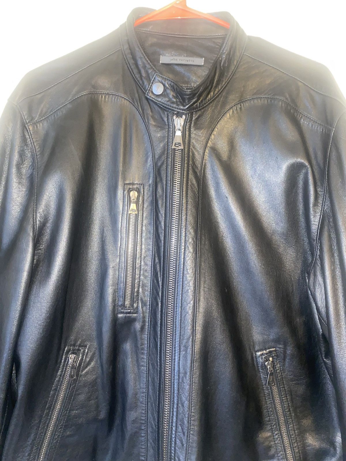 John Varvatos John Varvatos 2k Rock Star Black Leather Jacket Size US L / EU 52-54 / 3 - 6 Thumbnail