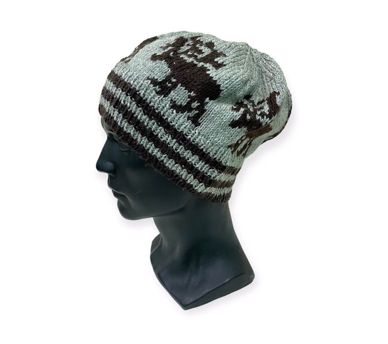 image of Navajo Knit Beanie Hat, Men's