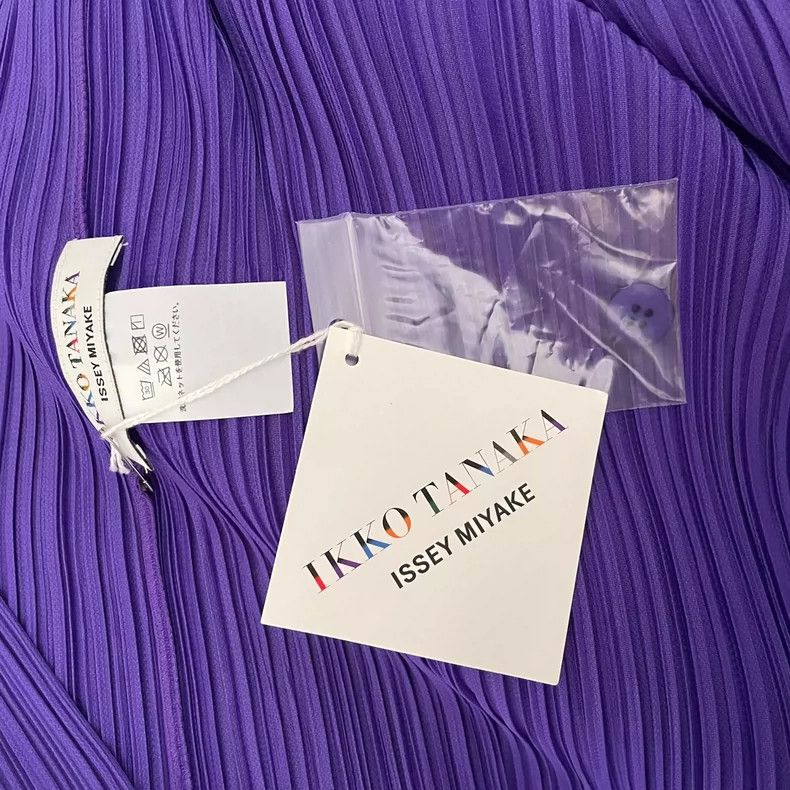 Issey Miyake Issey Miyake Purple dress Size XL / US 12-14 / IT 48-50 - 8 Thumbnail