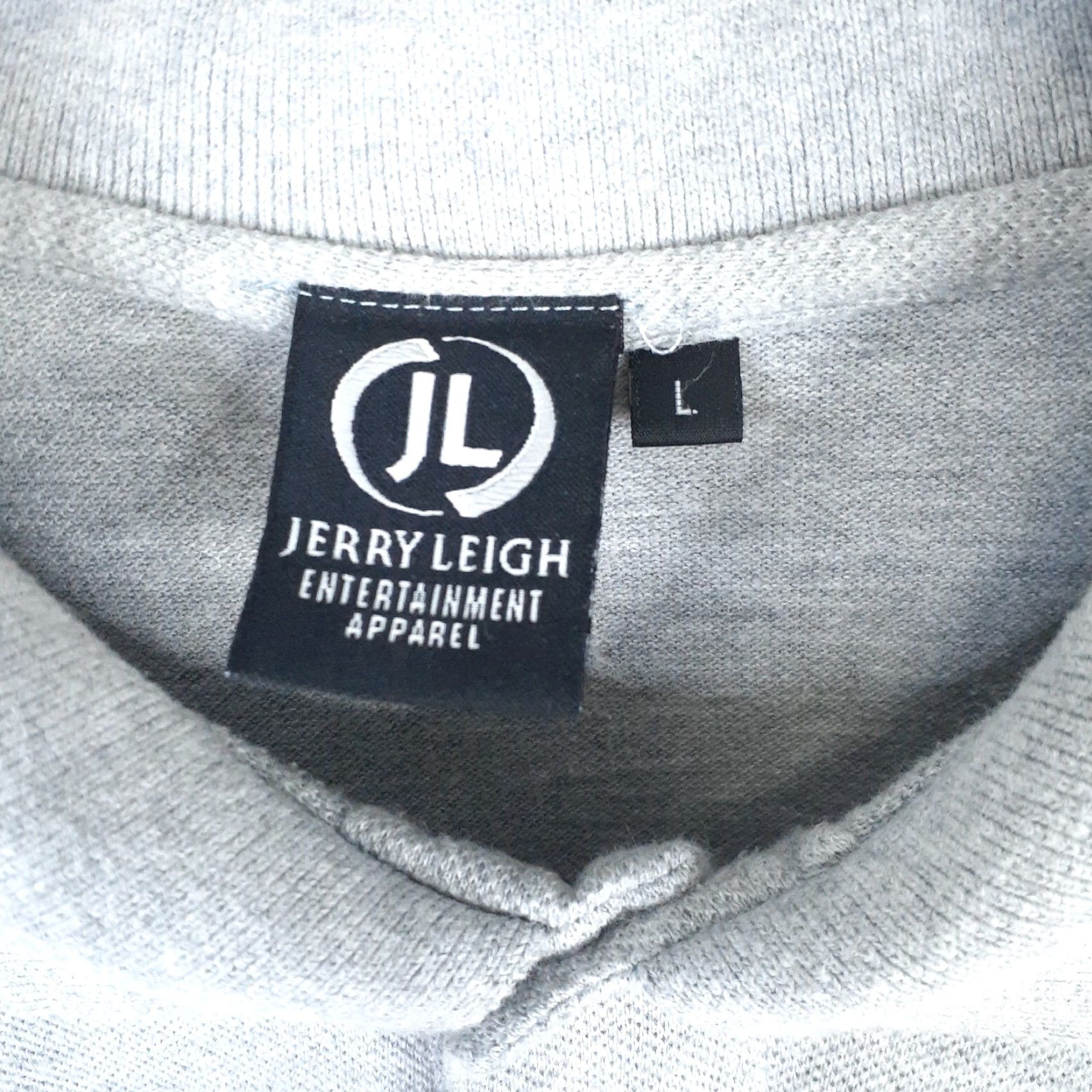 Vintage Jerry Leigh Mickey Mouse Polo Shirt Golf Short Sleeve Mens Large Gray Size US L / EU 52-54 / 3 - 7 Thumbnail