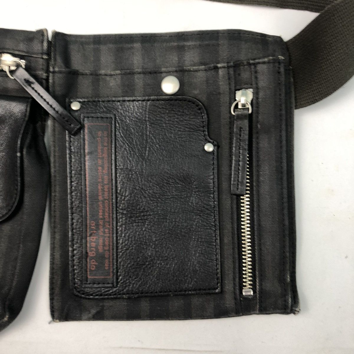 Other ‼️YES‼️ ART-BERG DO CANVAS LEATHER RARE WAIST BAG Size ONE SIZE - 4 Thumbnail