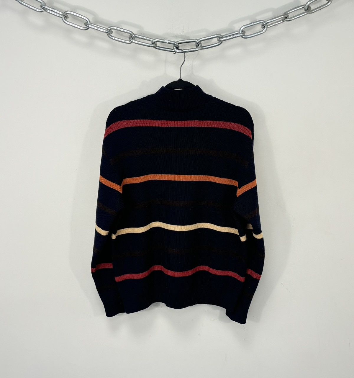Paul & Shark Paul & Shark Yachting Nautical Micro 1/4 Zip Wool Sweater Size US M / EU 48-50 / 2 - 11 Thumbnail