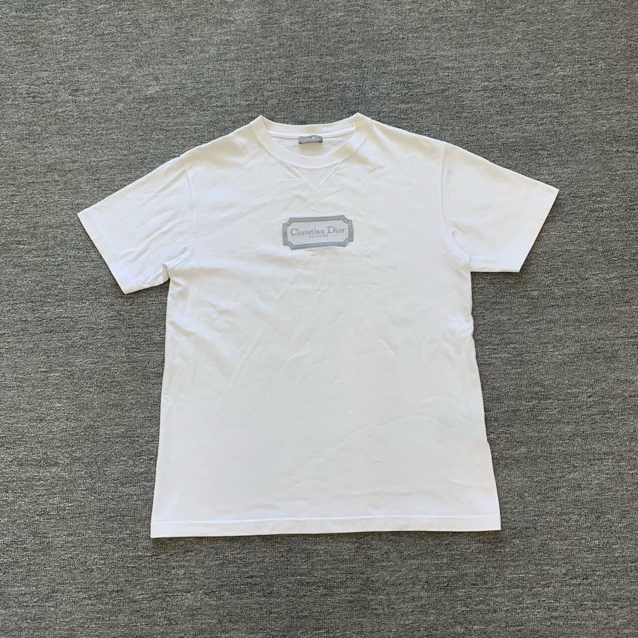 Dior Dior White Nameplate Slogan T-Shirt Size US M / EU 48-50 / 2 - 1 Thumbnail