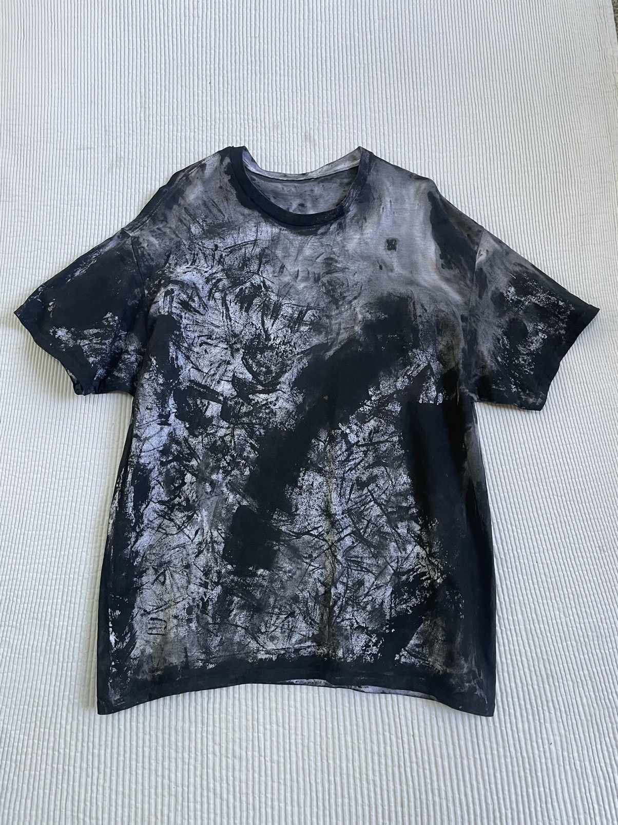 Handmade × Vintage Painted Ringer Tee Size US XL / EU 56 / 4 - 1 Thumbnail