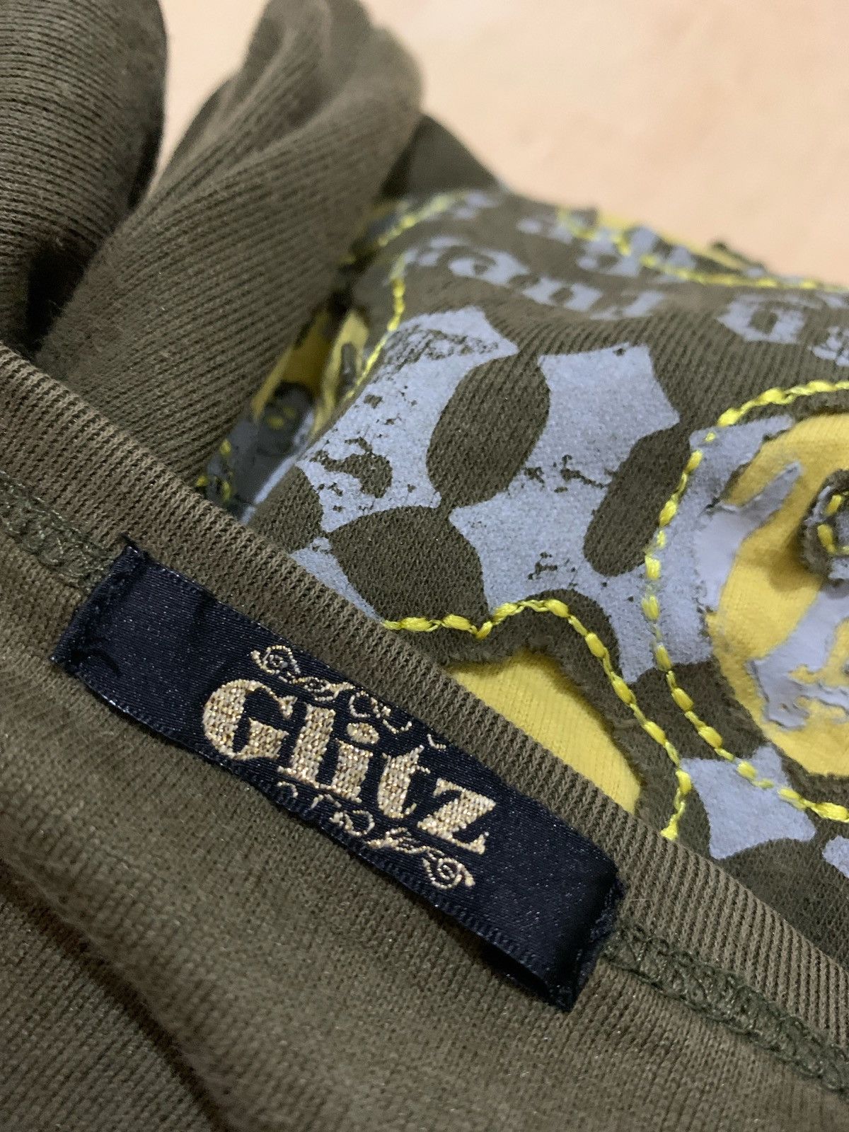Japanese Brand Vintage Y2k Glitz Struck Skull Ifsixwasnine Punk style Size ONE SIZE - 7 Thumbnail