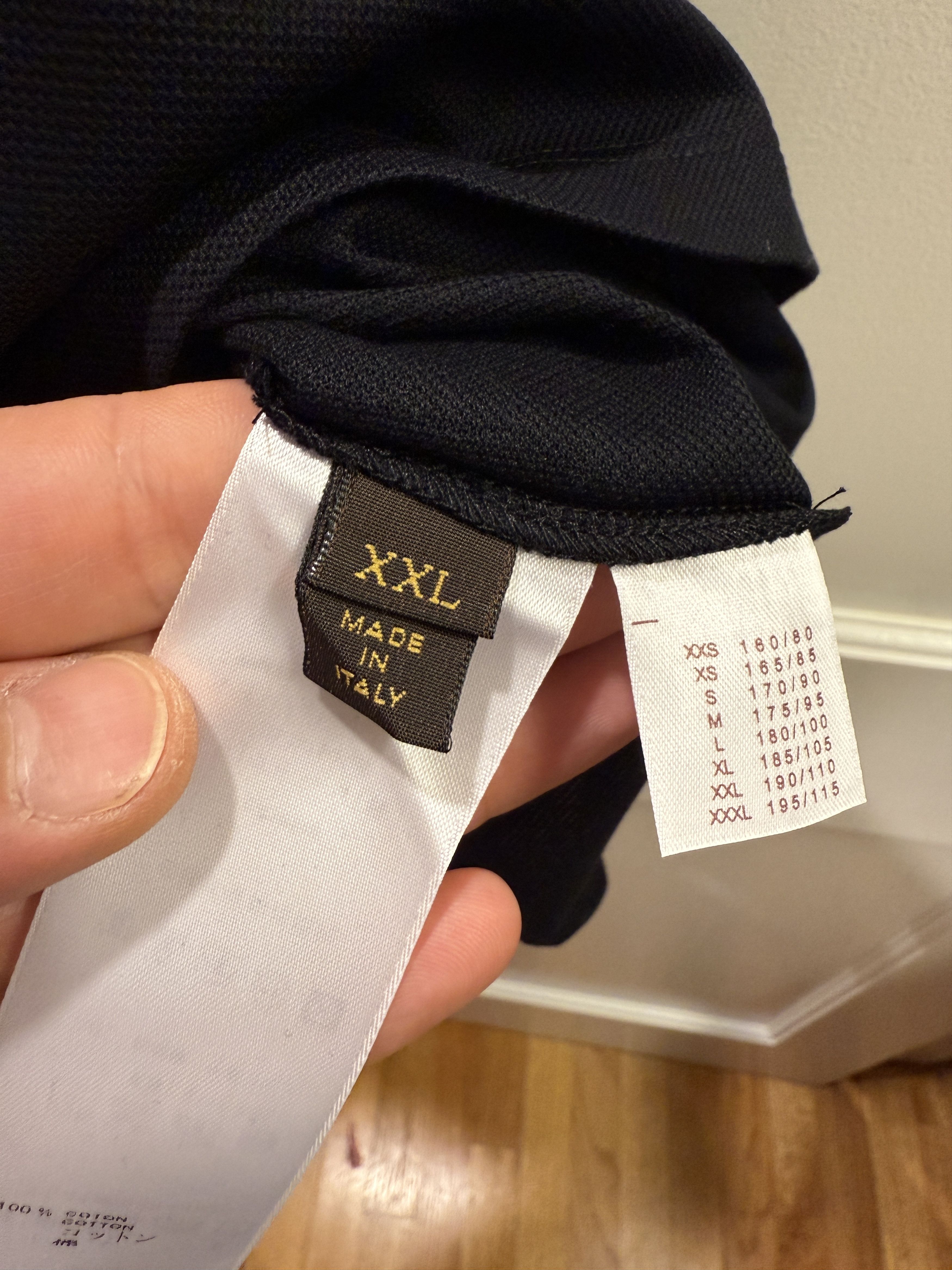 Louis Vuitton Louis Vuitton Polo Black Size XXL Size US XXL / EU 58 / 5 - 5 Thumbnail