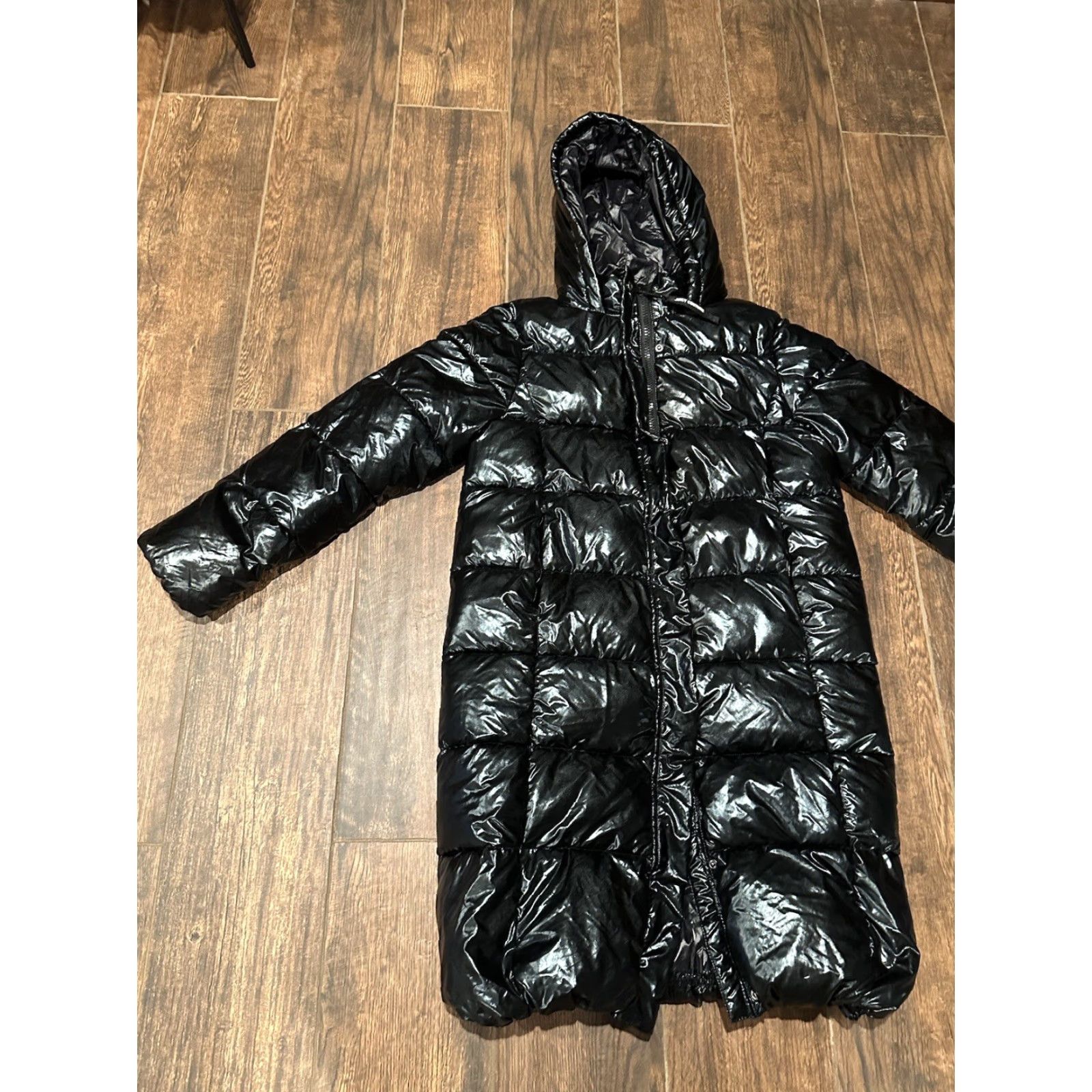 Juicy Couture VINTAGE Juicy Couture black label puffer coat parka Down Blend size Large Coat Parka Women Long Black Logo Hooded Insulated Waterproof Zip Size L / US 10 / IT 46 - 3 Thumbnail