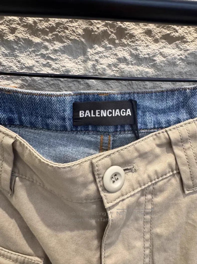 Balenciaga Balenciaga size M Patchwork cargo denim pants Size US 29 - 2 Thumbnail