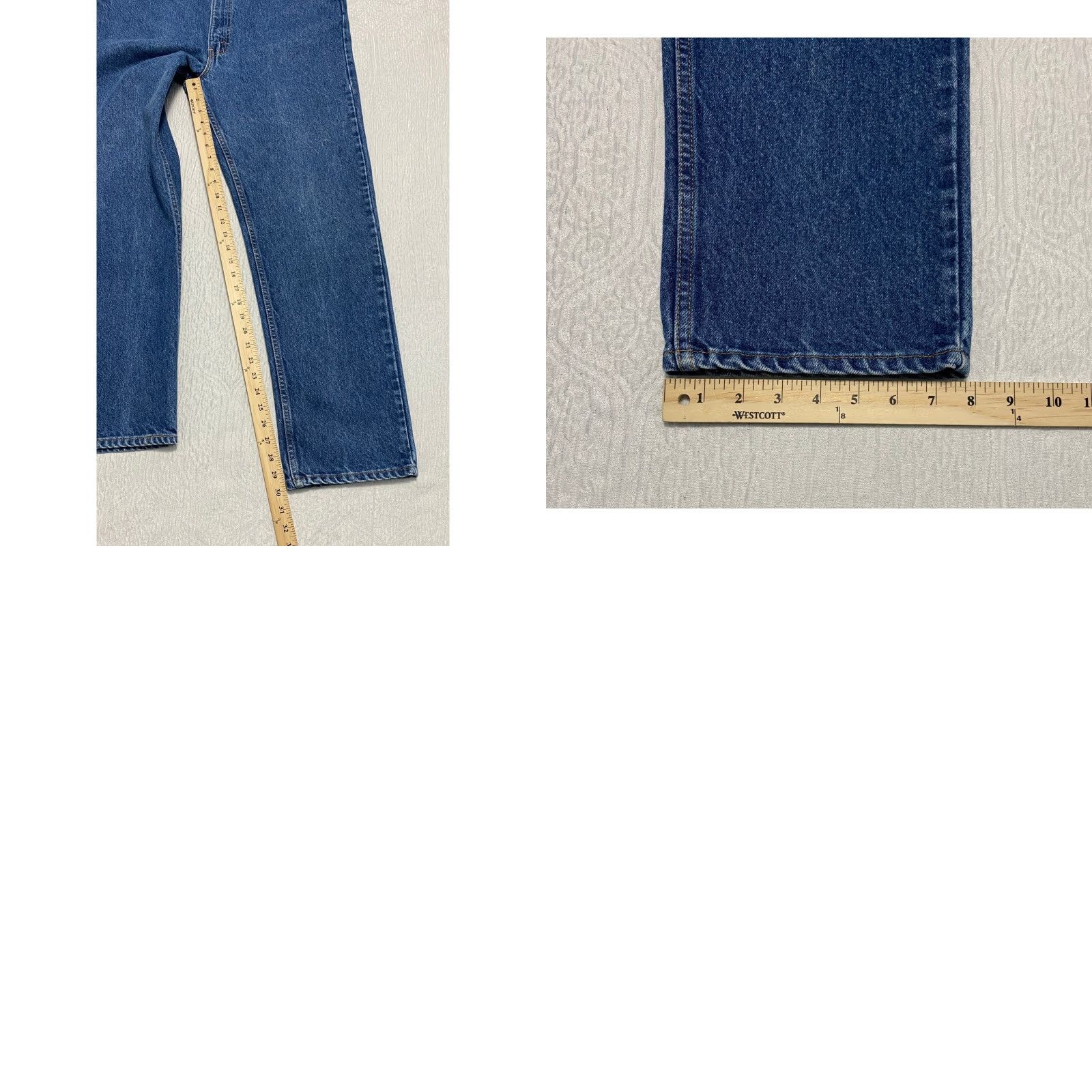 Levi's VINTAGE Levis 505 Jeans Blue Regular Straight Leg Mens 40x30 90s Denim Medium Wash 5-Pocket Size US 40 / EU 56 - 8 Thumbnail