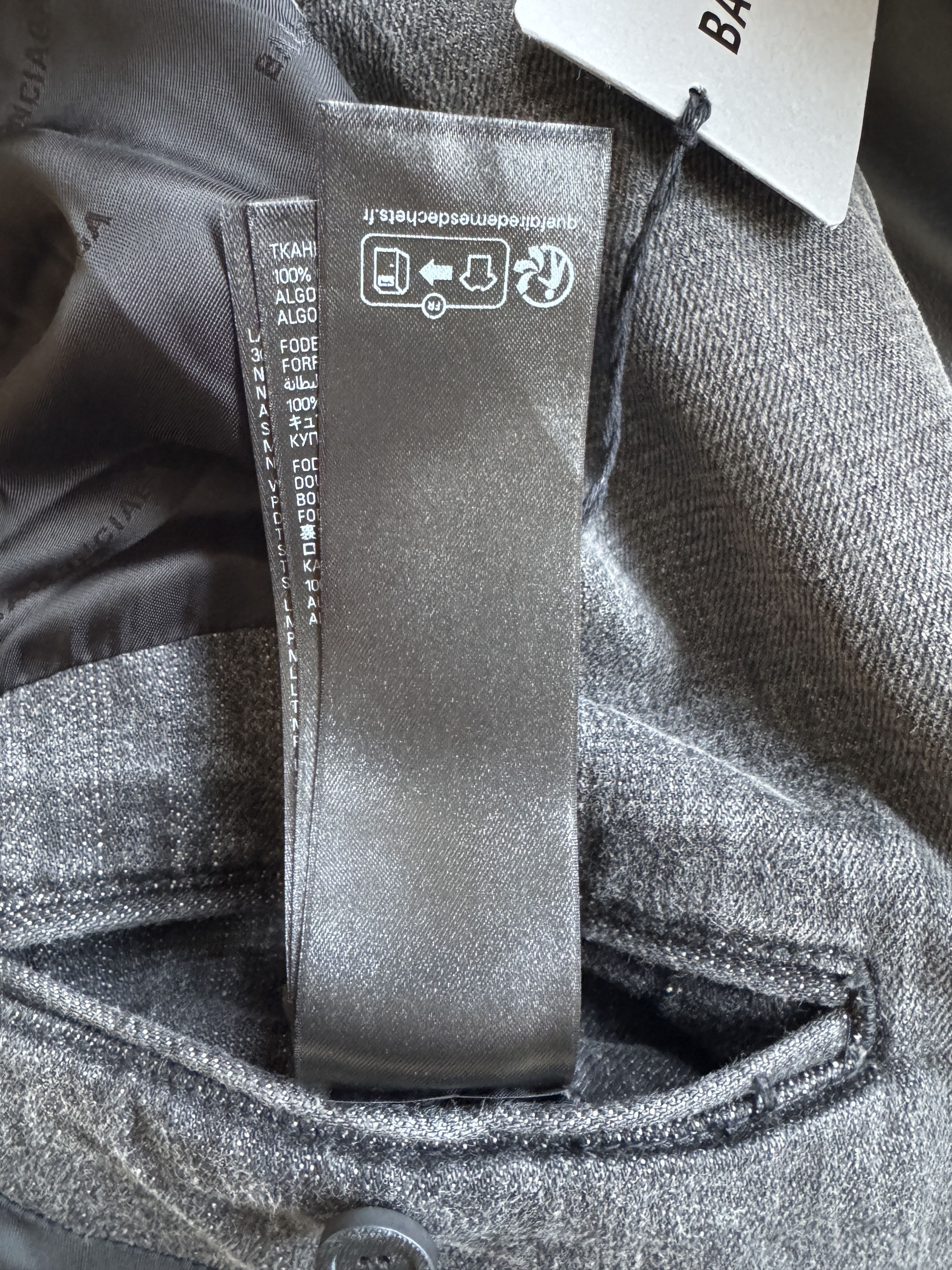 Balenciaga Washed Denim Blazer Size US L / EU 52-54 / 3 - 25 Thumbnail