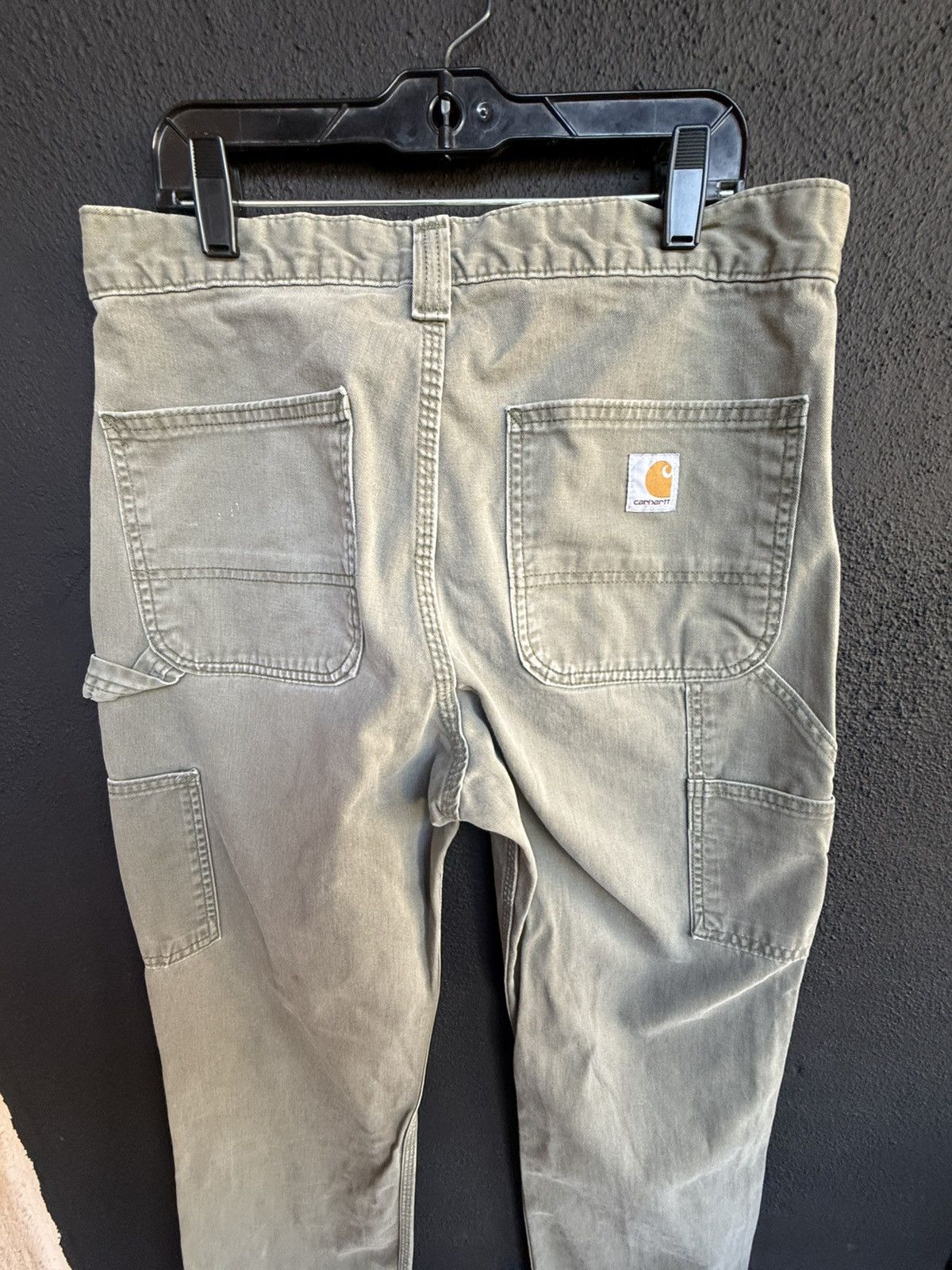 Carhartt Olive Green Carhartt Relaxed Fit Carpenter pants 31” X 32” Size US 31 - 2 Thumbnail