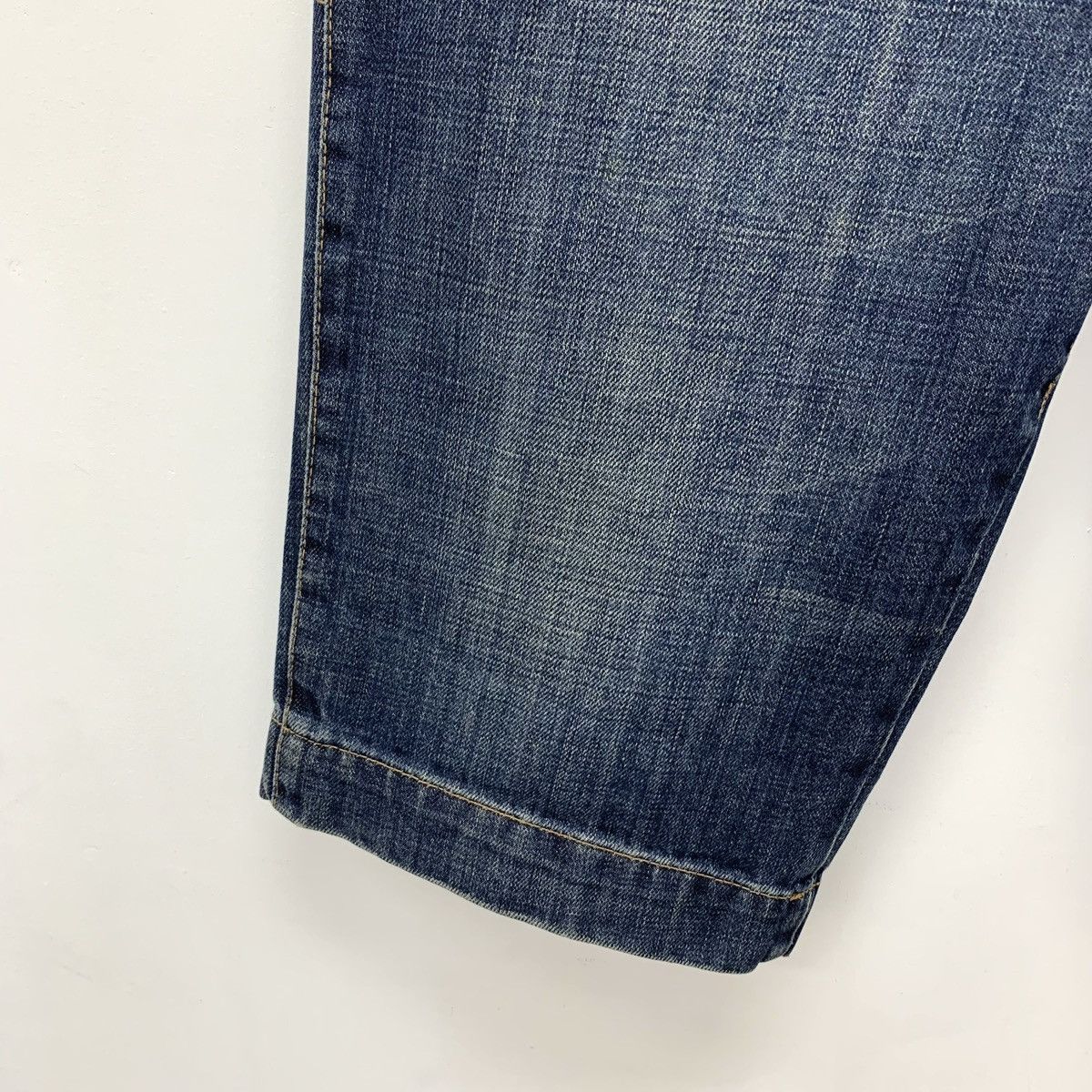 Sportmax Sportmax Dark Blue Washed Cotton Casual Shorts K26WX Size 28" / US 6 / IT 42 - 4 Thumbnail