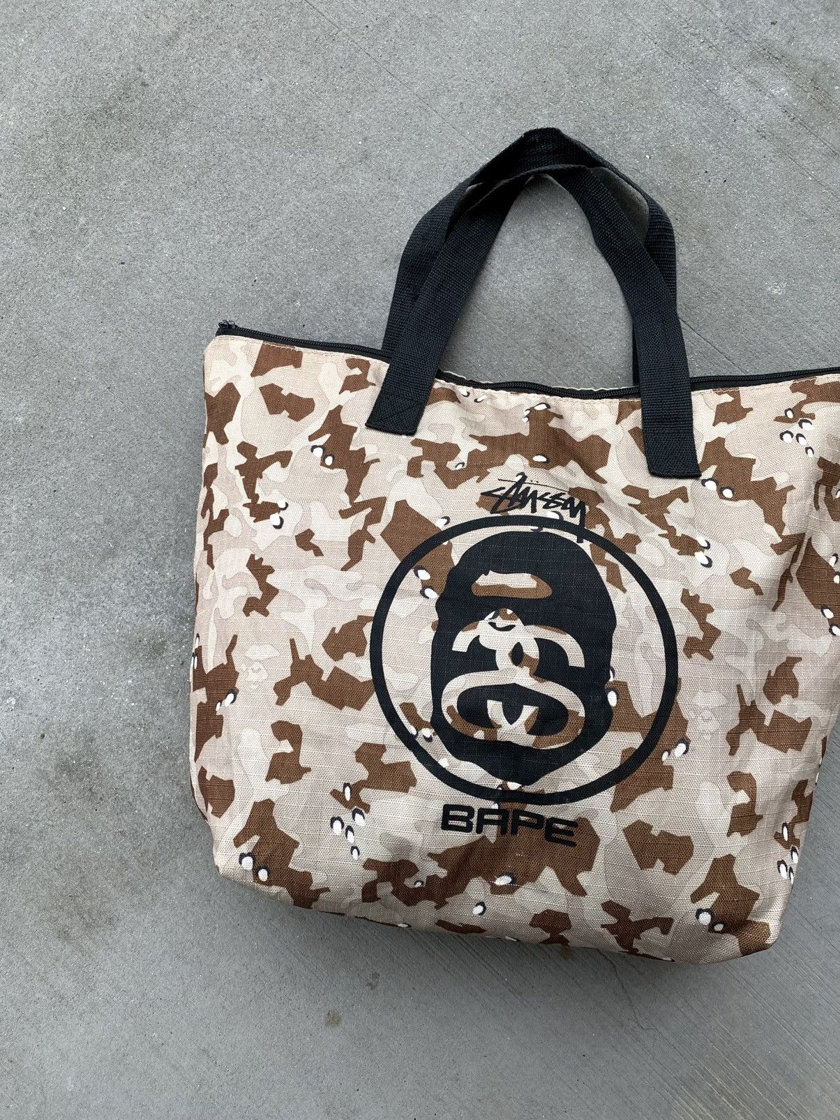 Bape × Stussy Stussy x Bape Camo Tote Bag Size ONE SIZE - 7 Thumbnail