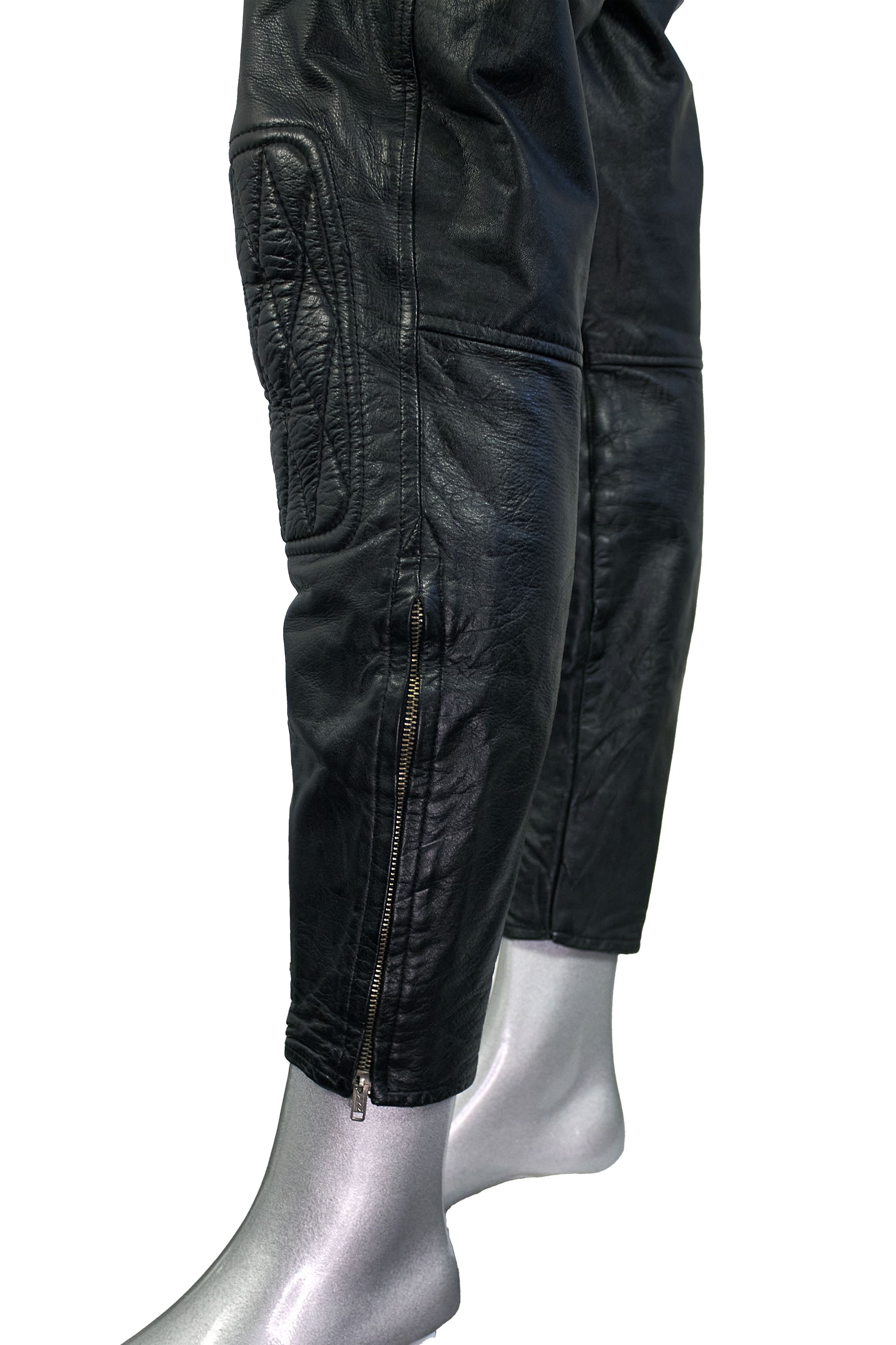 Japanese Brand Rare vintage leather motorcycle overalls suit 80s 90s Size US M / EU 48-50 / 2 - 13 Thumbnail
