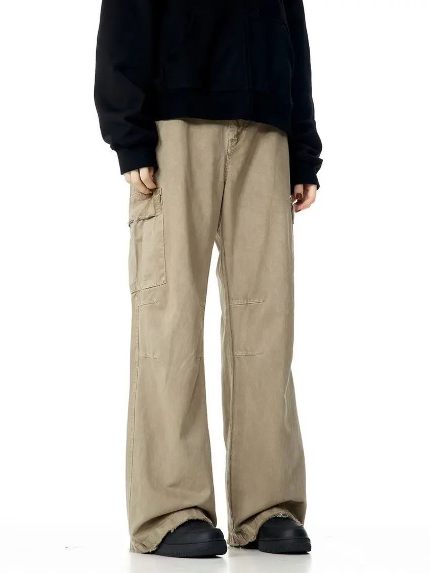 Designer × Japanese Brand Workwear Loose Wide Leg Casual Pants Size US 33 - 1 Thumbnail
