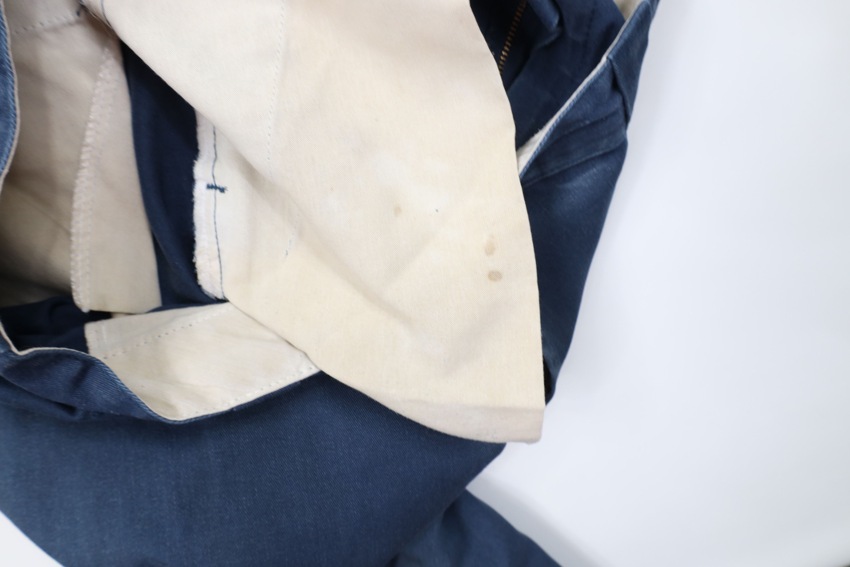 Dickies Vintage 90s Y2K Dickies Wide Leg Workwear Pants Navy Blue Size US 34 / EU 50 - 9 Thumbnail