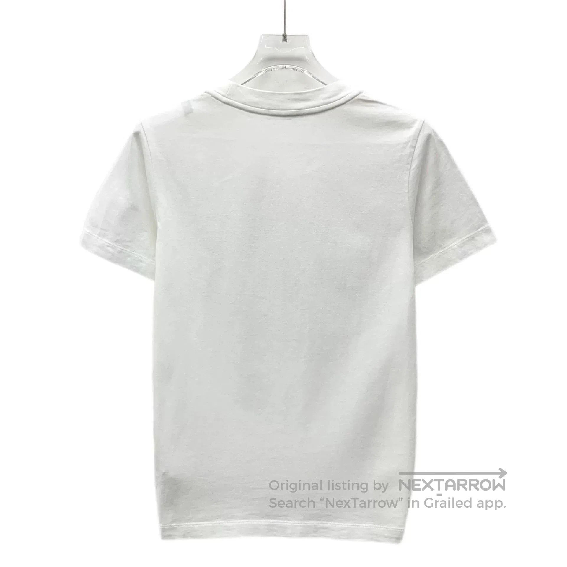 Moncler Moncler Maglia White Logo Diamante Cotton T-shirt. Size S / US 4 / IT 40 - 2 Thumbnail