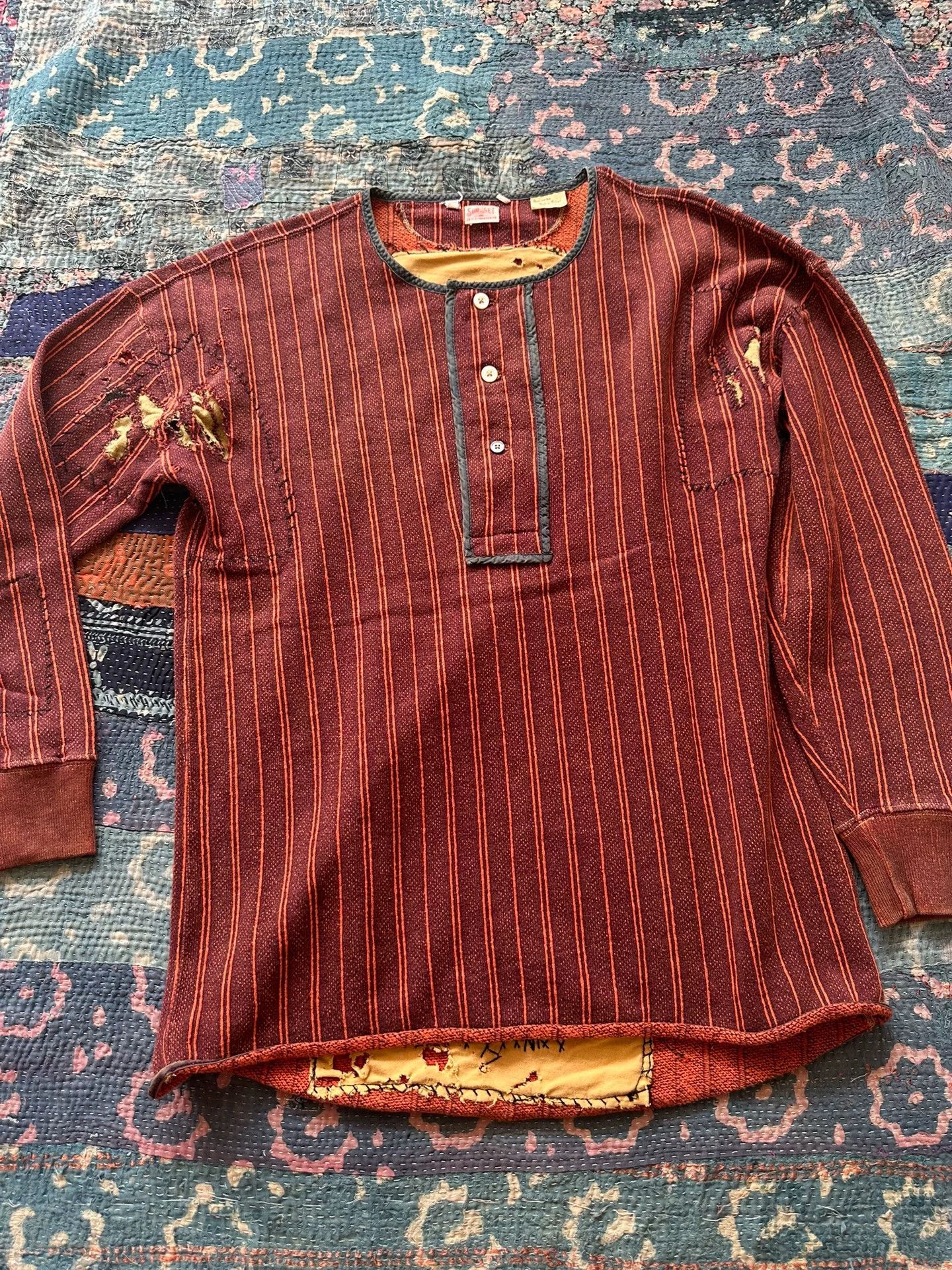Levi's vintage levi's henley t-shirt Size US M / EU 48-50 / 2 - 1 Thumbnail