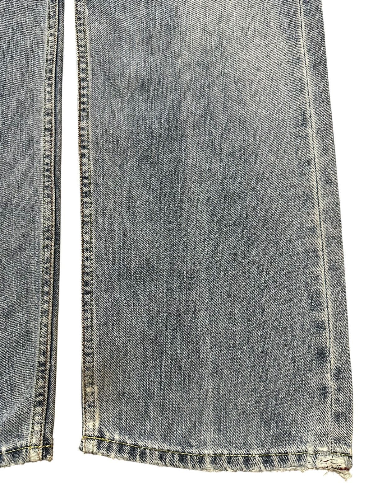 14th Addiction Vintage Japanese Brand Faded Wash Distress Loose Jeans Size US 31 - 8 Thumbnail