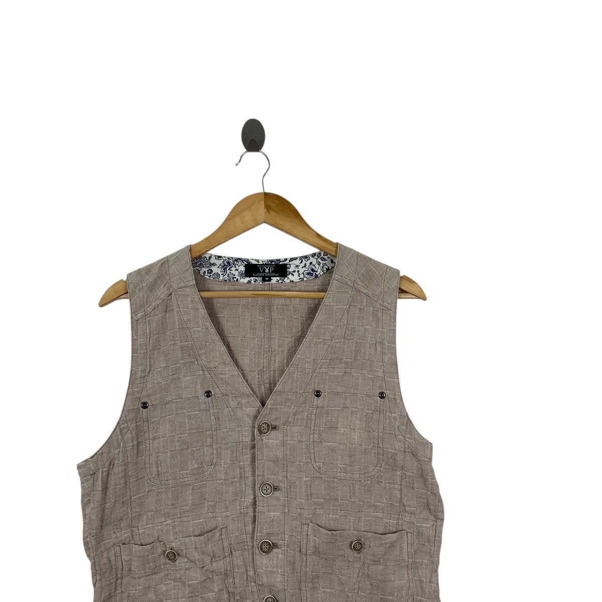 Playboy Vintage PLAYBOY VIP COLLECTION Paisley Vest Top Sleeveless Size M / US 6-8 / IT 42-44 - 2 Thumbnail