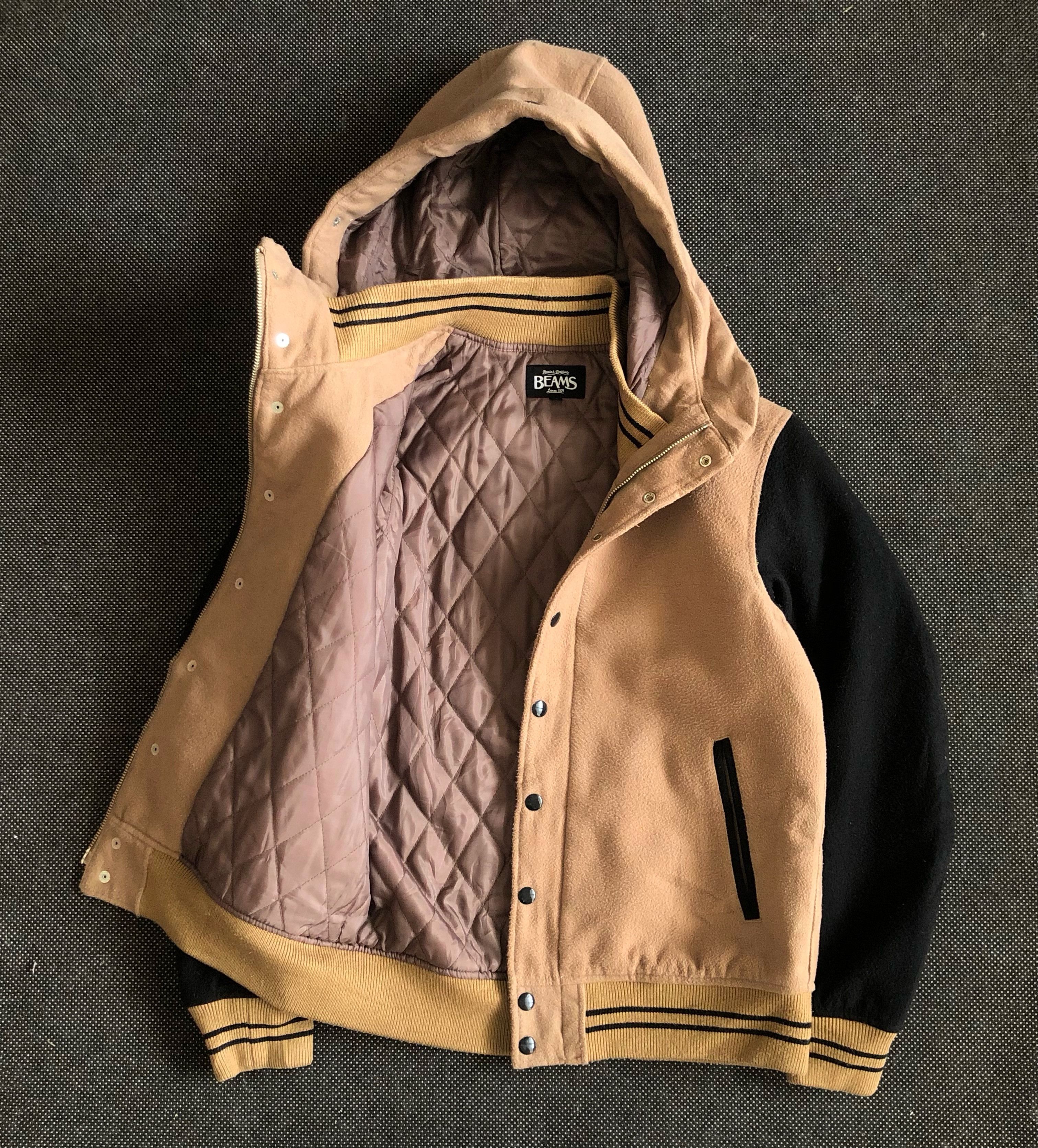Beams Plus JAPAN’S BEAMS HOODED VARSITY W QUILT LINING Size US M / EU 48-50 / 2 - 1 Thumbnail