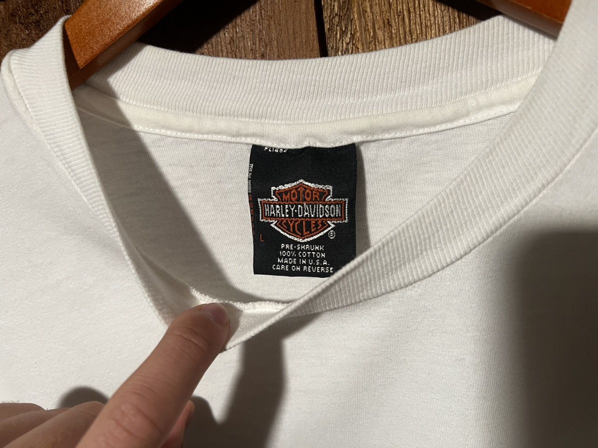 Harley Davidson × Vintage Vintage 1995 Harley Davidson Orange County T-Shirt Size US L / EU 52-54 / 3 - 3 Thumbnail