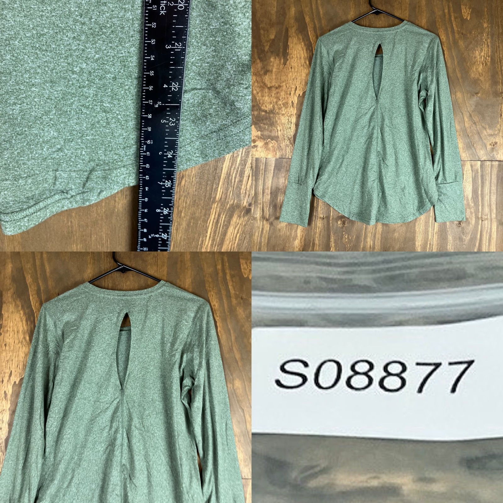 Vintage Rae Dunn Womens Shirt Green Meditate Eyelet Back Crew Neck Stretch Large Shirt Womens Green Meditate Eyelet Back Crew Neck Stretch Large Size L / US 10 / IT 46 - 8 Thumbnail