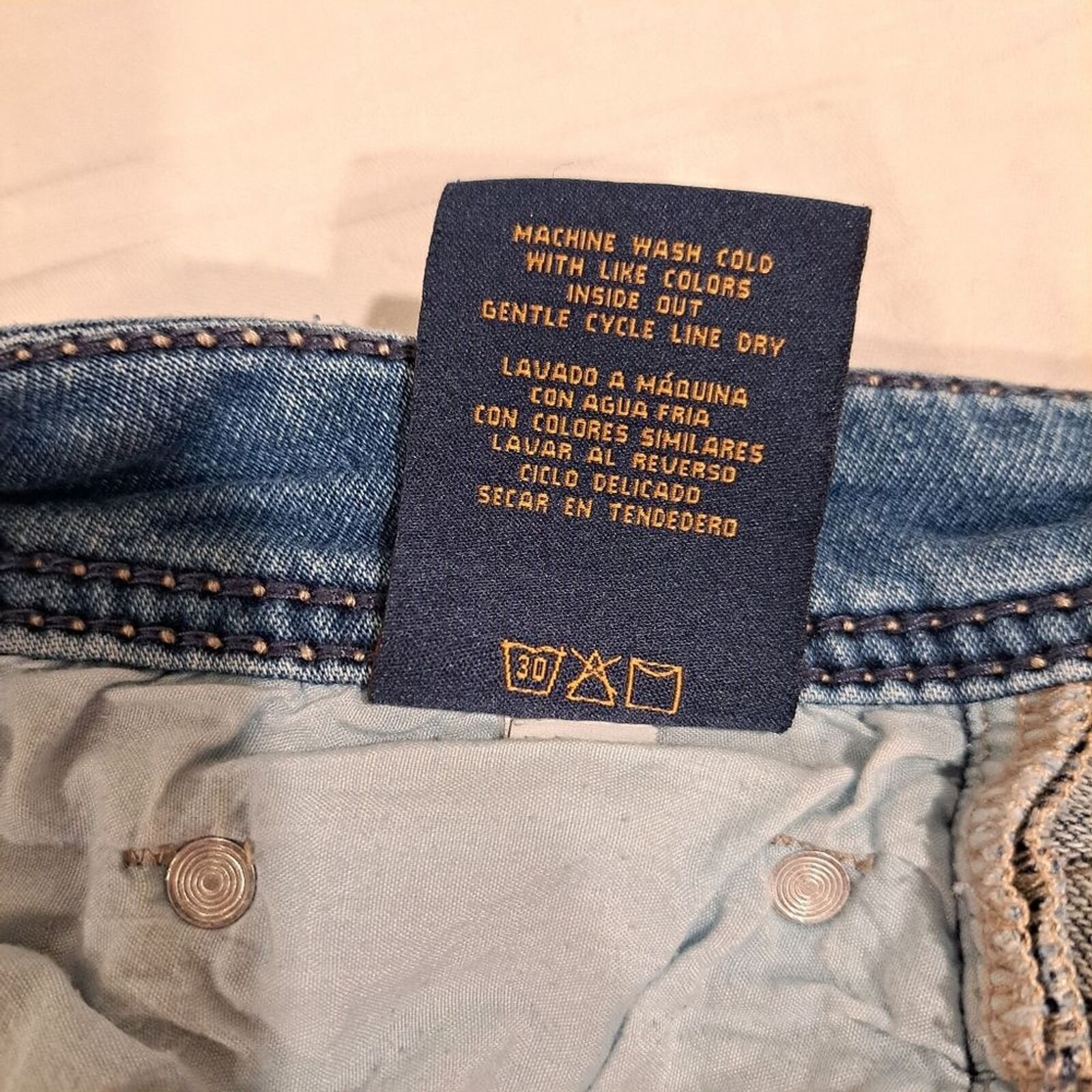 Other Seven 7 denim jeans shorts embroidered back pockets size 10 Size 32" / US 10 / IT 46 - 7 Thumbnail