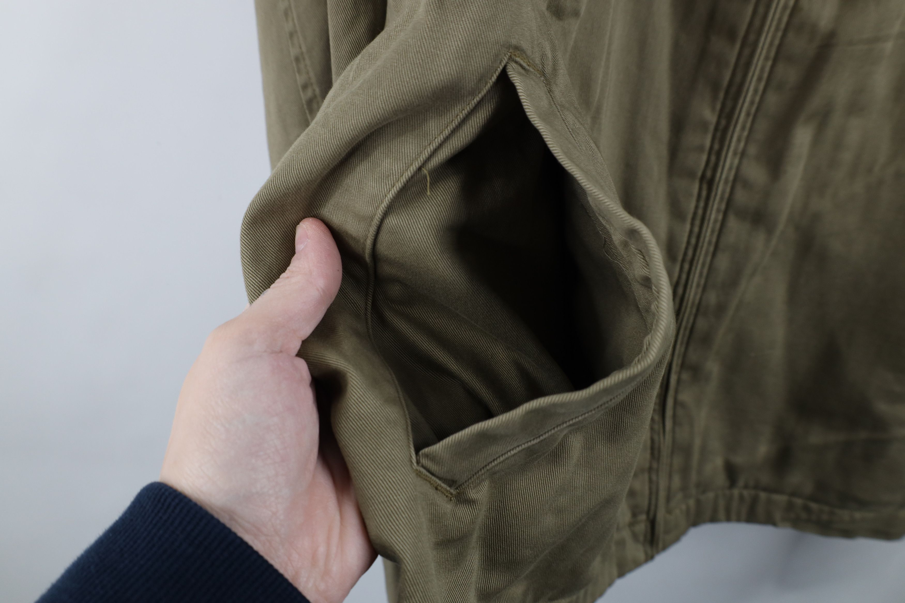 Ralph Lauren × Vintage Vintage 90s Ralph Lauren Full Zip Bomber Jacket Breen Cotton Size US XXL / EU 58 / 5 - 9 Thumbnail