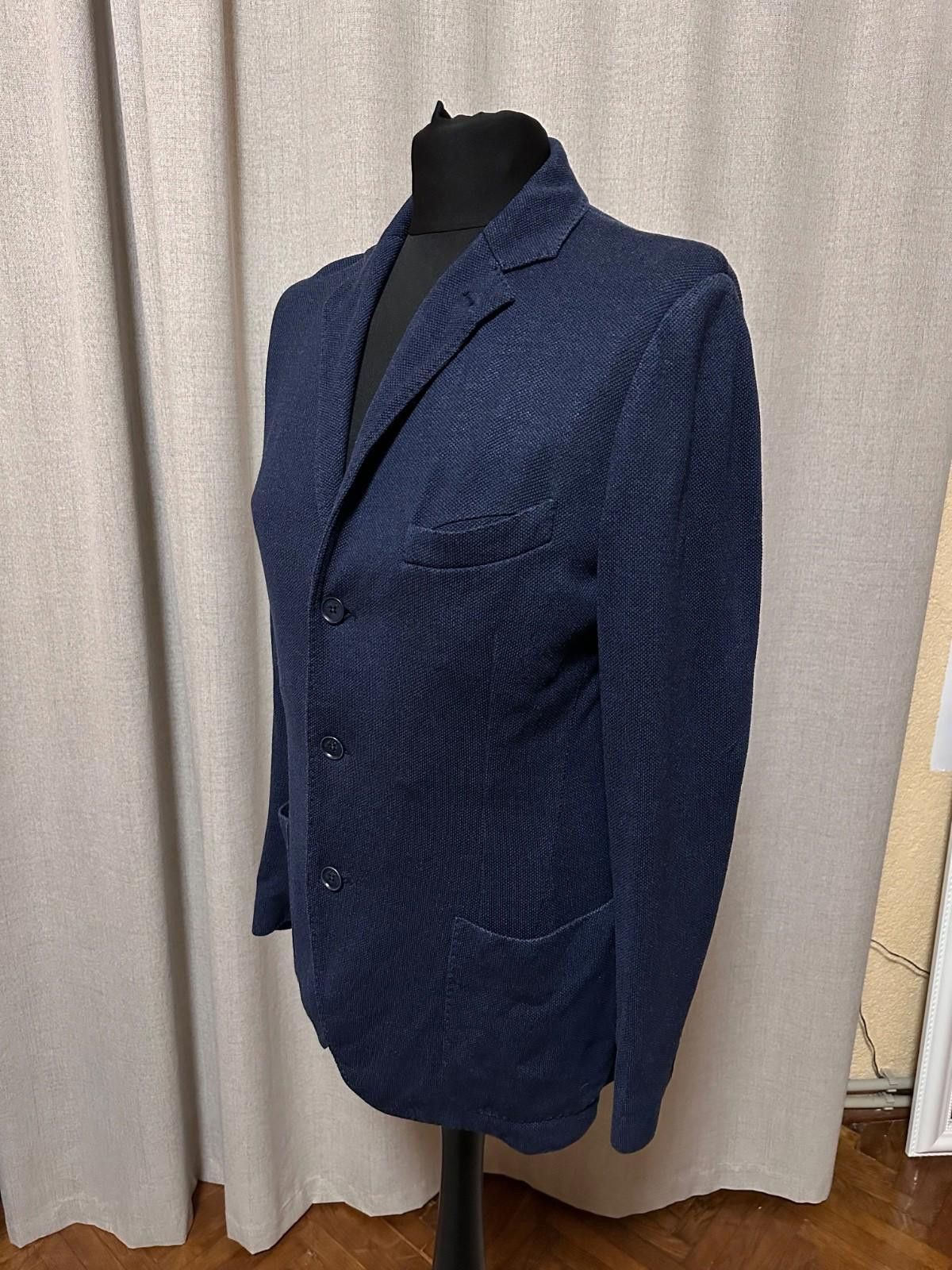 Loro Piana Loro Piana Blazers Blue Silk and Cashmere Sz 50 Size 50R - 4 Thumbnail
