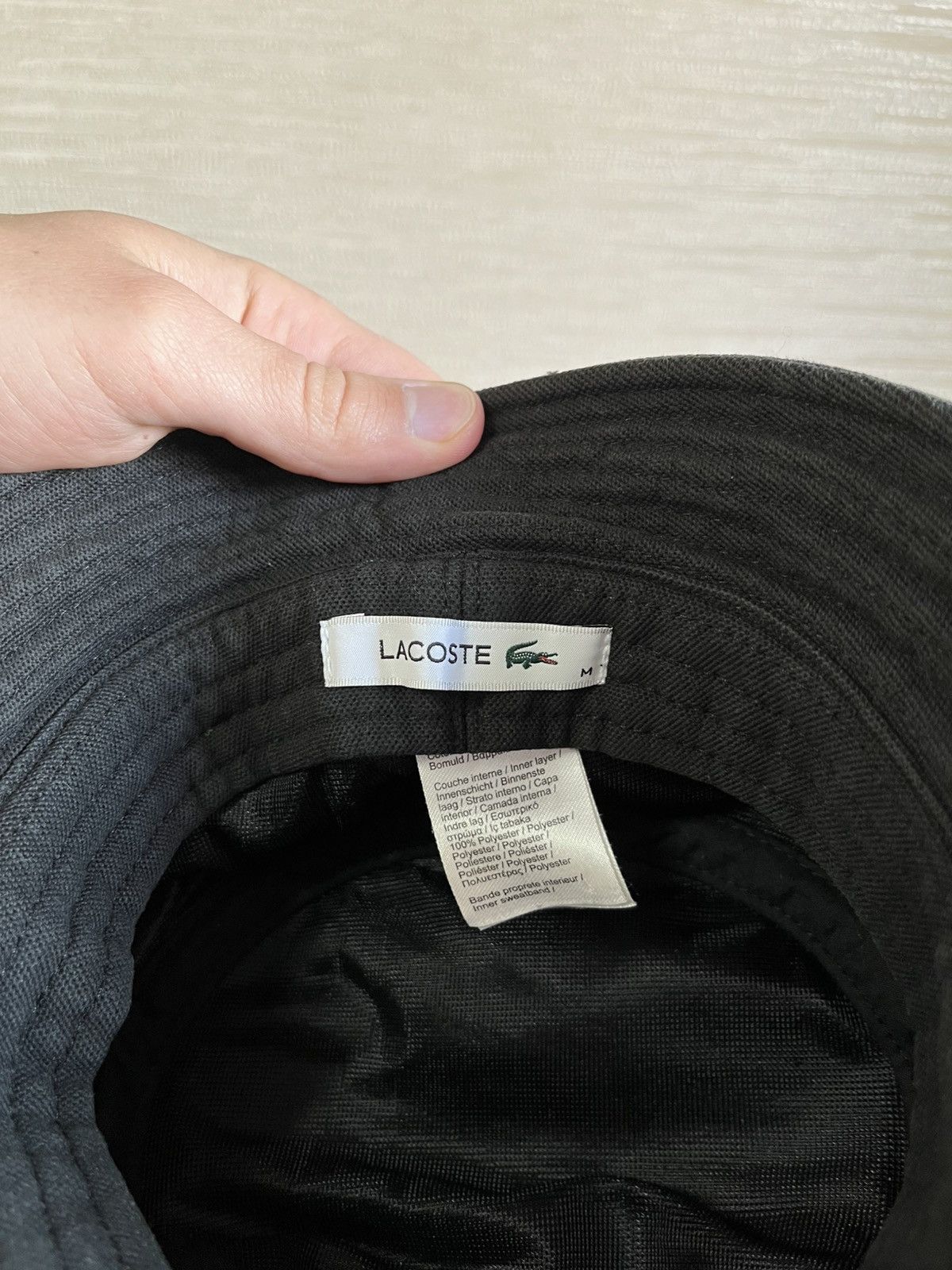 Lacoste Lacoste Panama Hat Men’s Size ONE SIZE - 5 Thumbnail