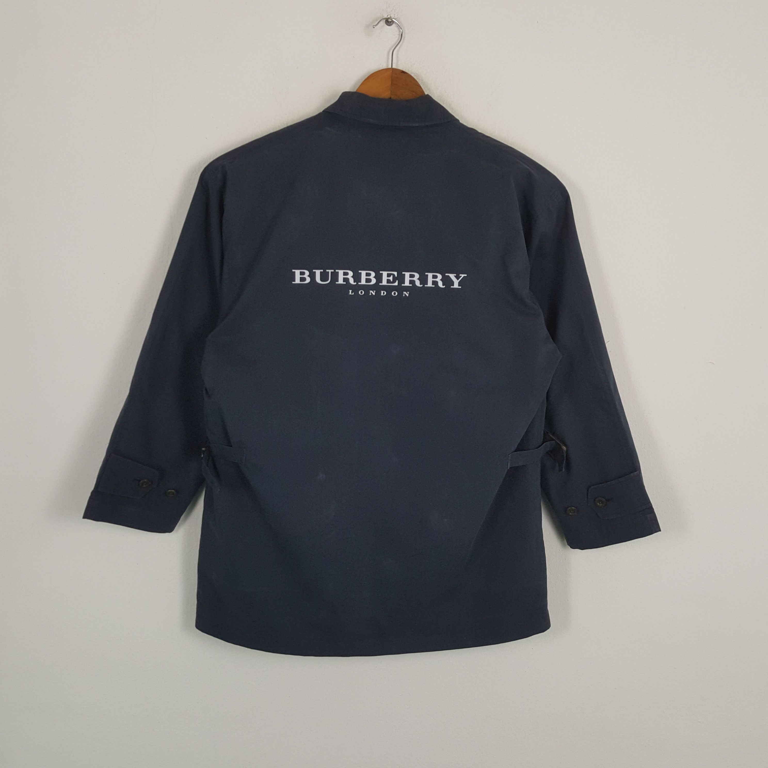 Burberry × Vintage Vintage BURBERRY LONDON Fashion Brand Coat Jacket Size US L / EU 52-54 / 3 - 1 Thumbnail