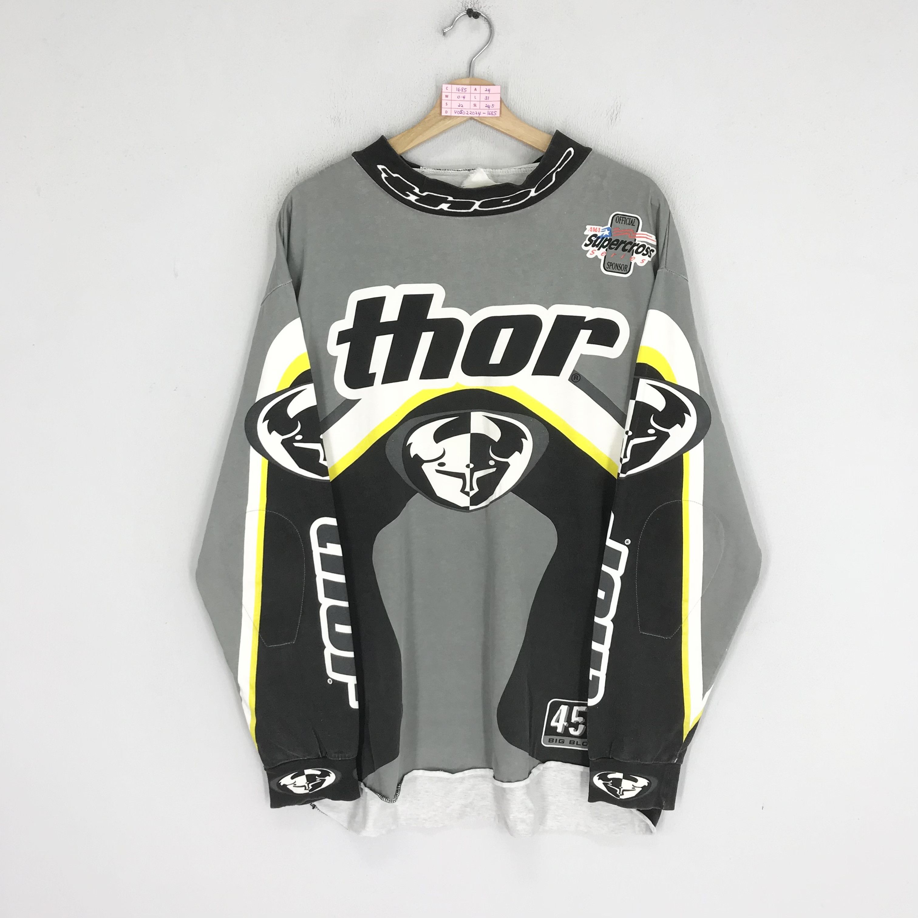 Vintage Vintage Thor Racing Team Motocross American Extreme Motor Size US XL / EU 56 / 4 - 2 Thumbnail