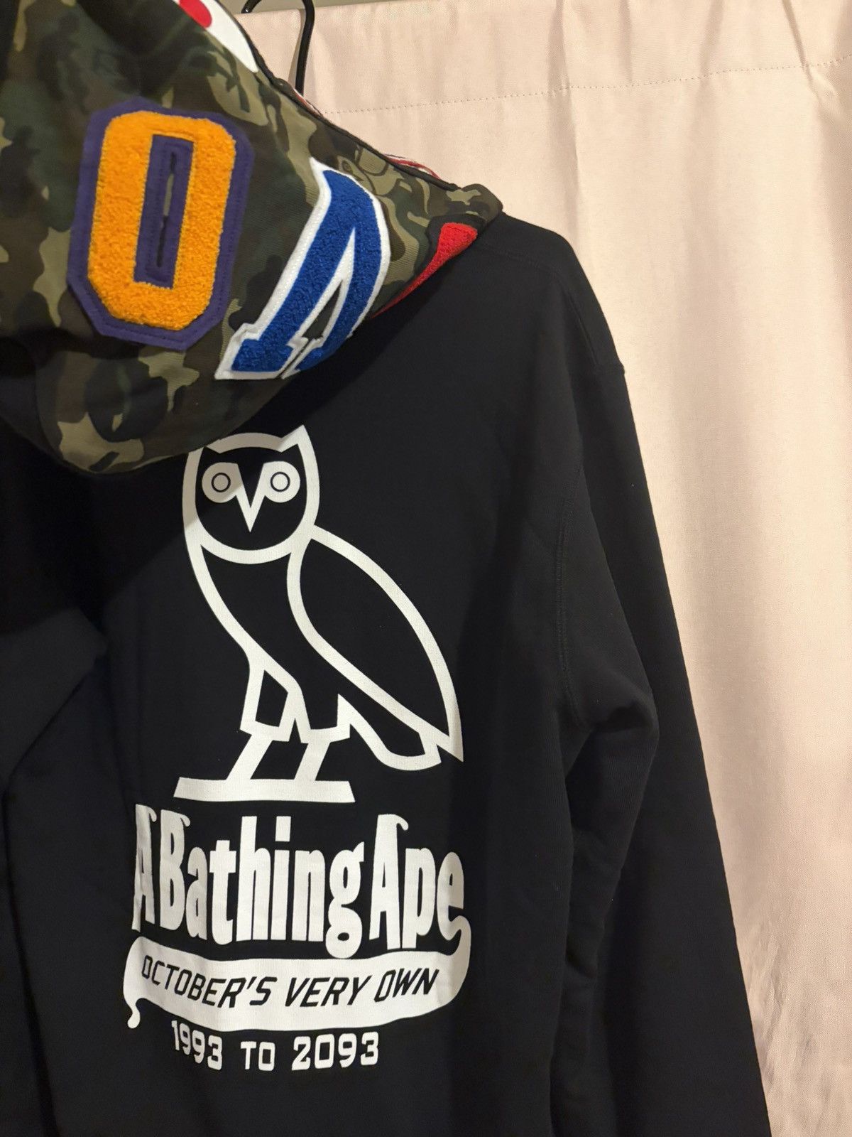 Bape × October's Very Own Ovo x bape reversible shark full zip hoodie Size US L / EU 52-54 / 3 - 2 Thumbnail