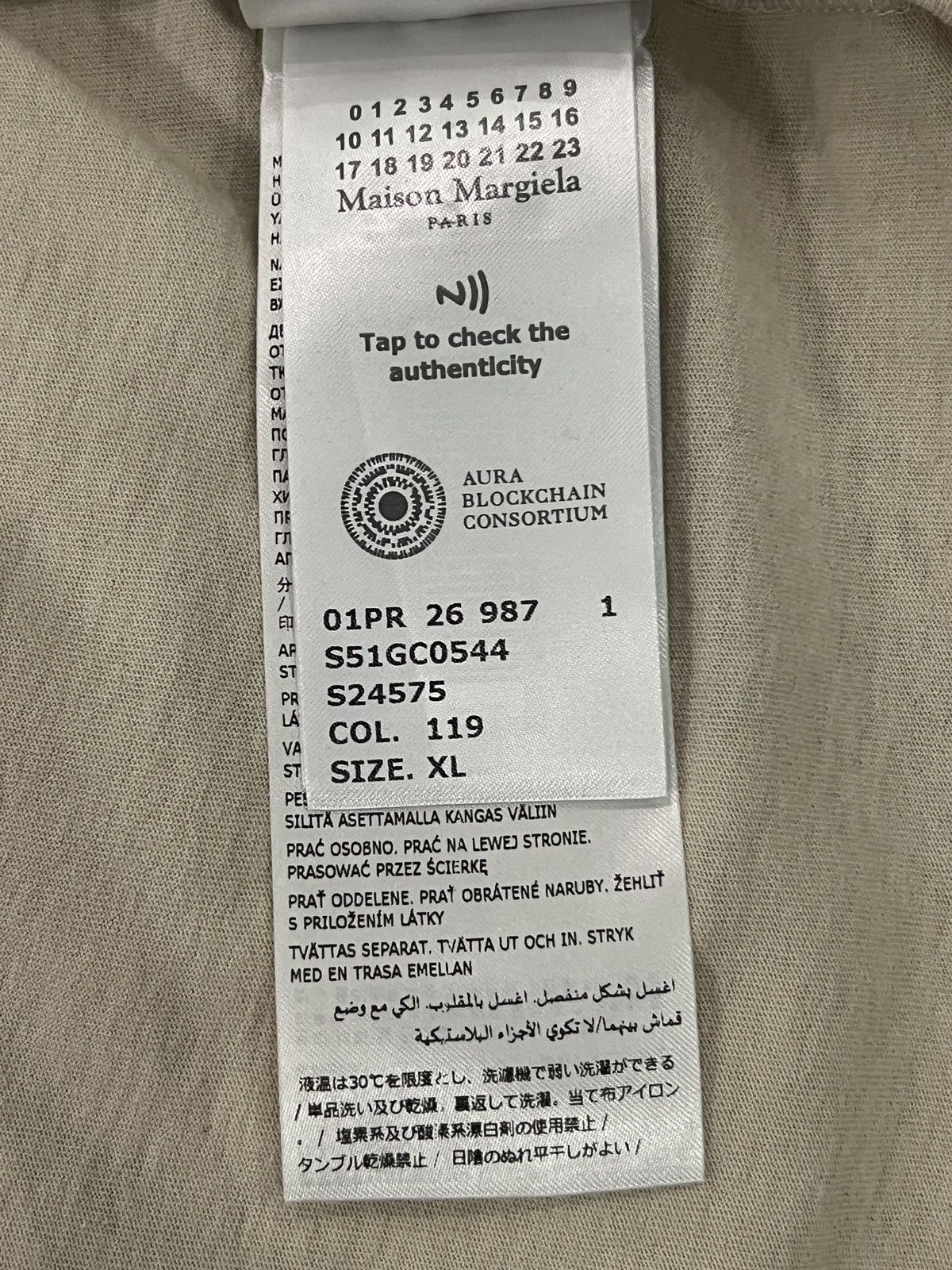 Maison Margiela Maison Margiela SS26 Graffiti Logo T-Shirt Size US XL / EU 56 / 4 - 13 Thumbnail