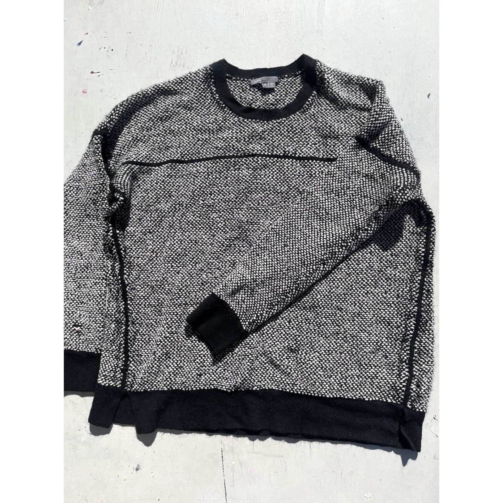Vince Vince Sweater Multicolor XL Men City Golf Luxury Classic Yuppie Knit Crew Neck Pullover Wool Blend Size US XL / EU 56 / 4 - 6 Thumbnail
