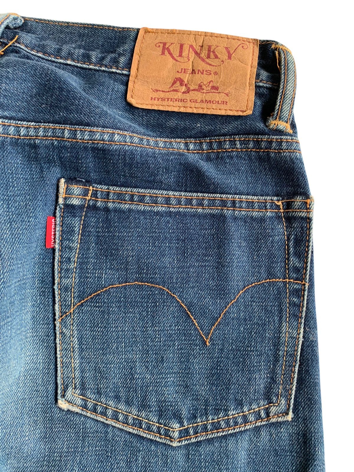 Hysteric Glamour VINTAGE HYSTERIC GLAMOUR KINKY SELVEDGE JAPANESE DENIM Size US 29 - 14 Thumbnail